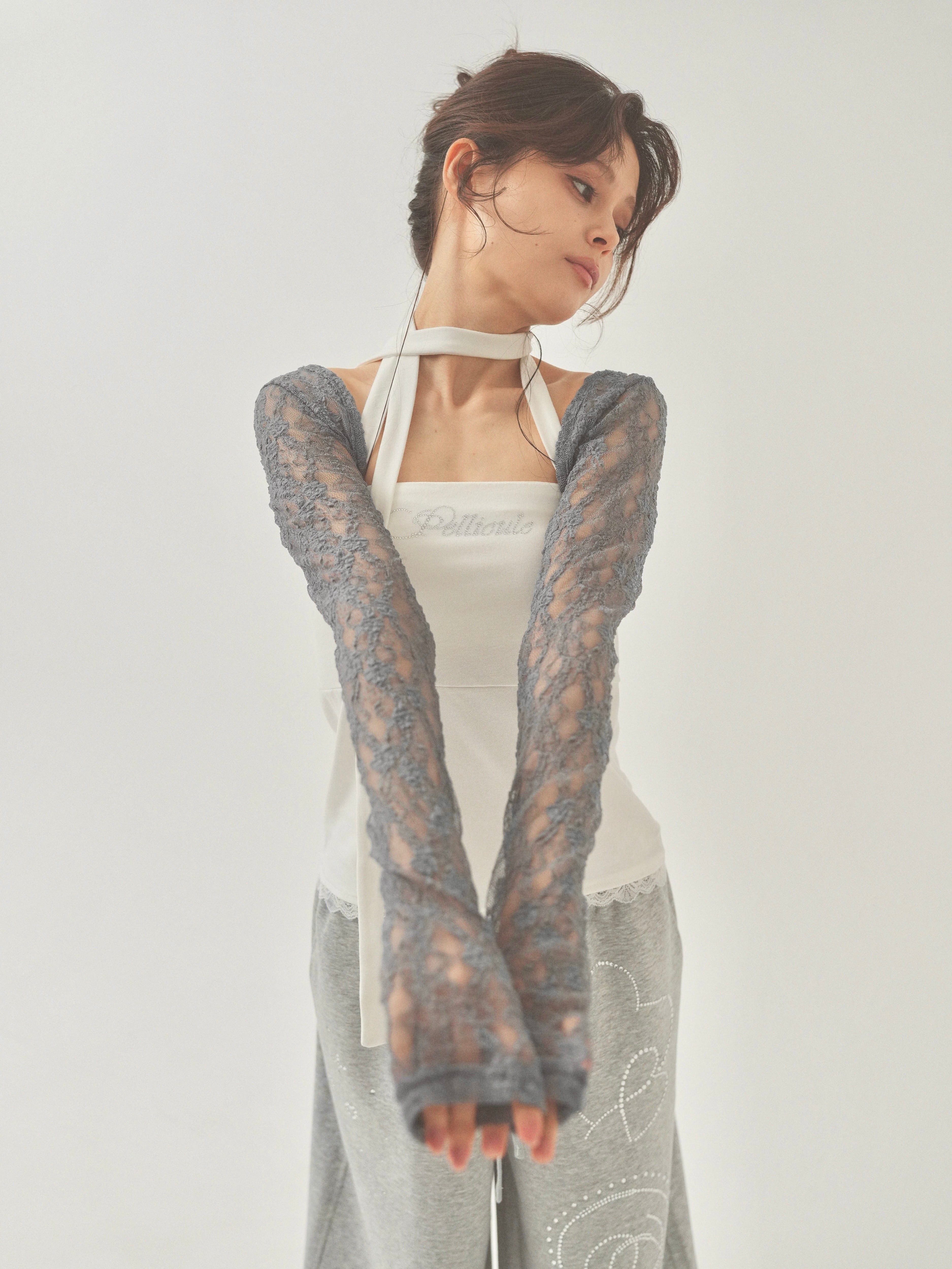 short lacy cardigan