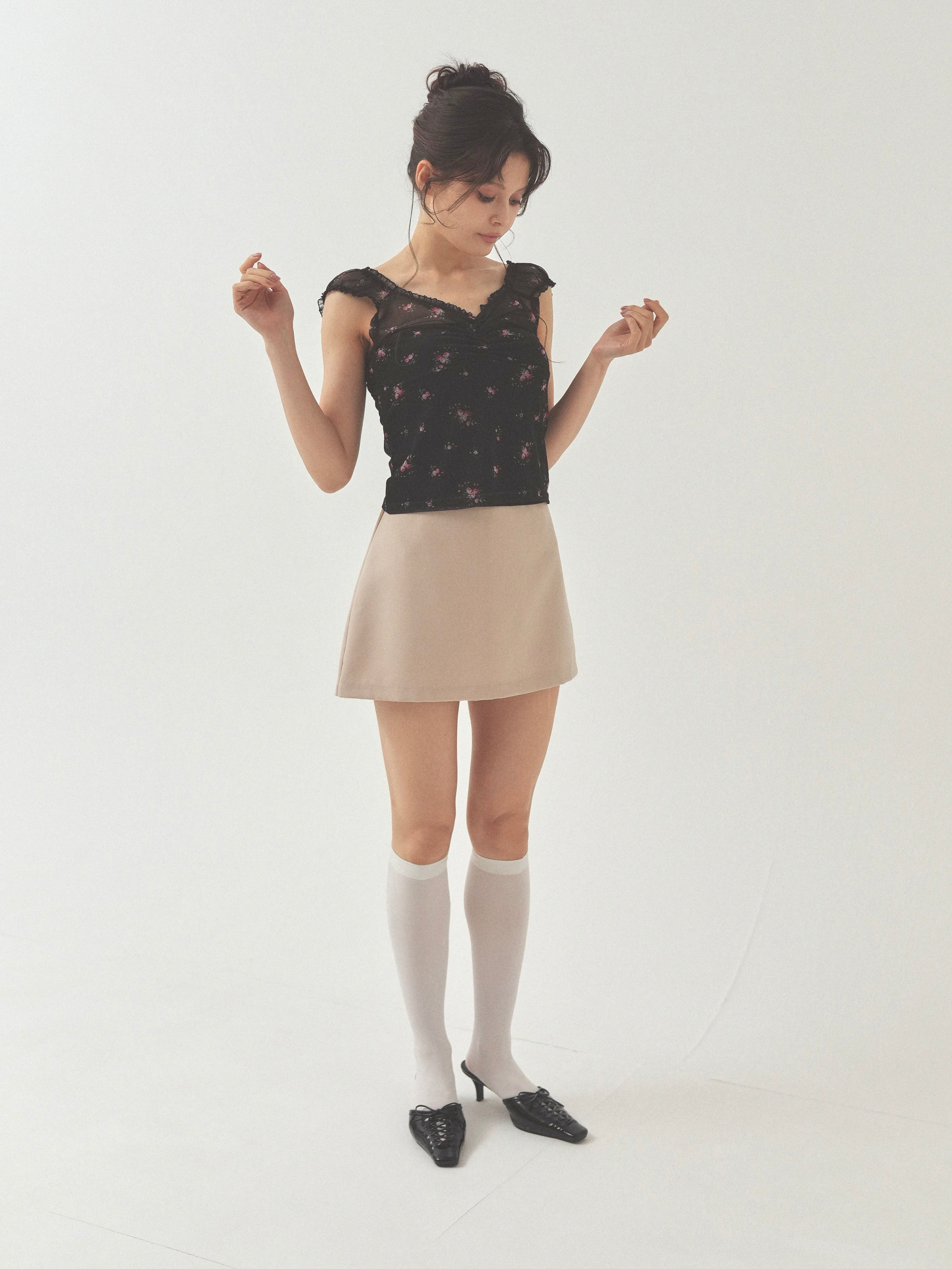 sheer rose tops｜PELLICULE | ぺリキュール