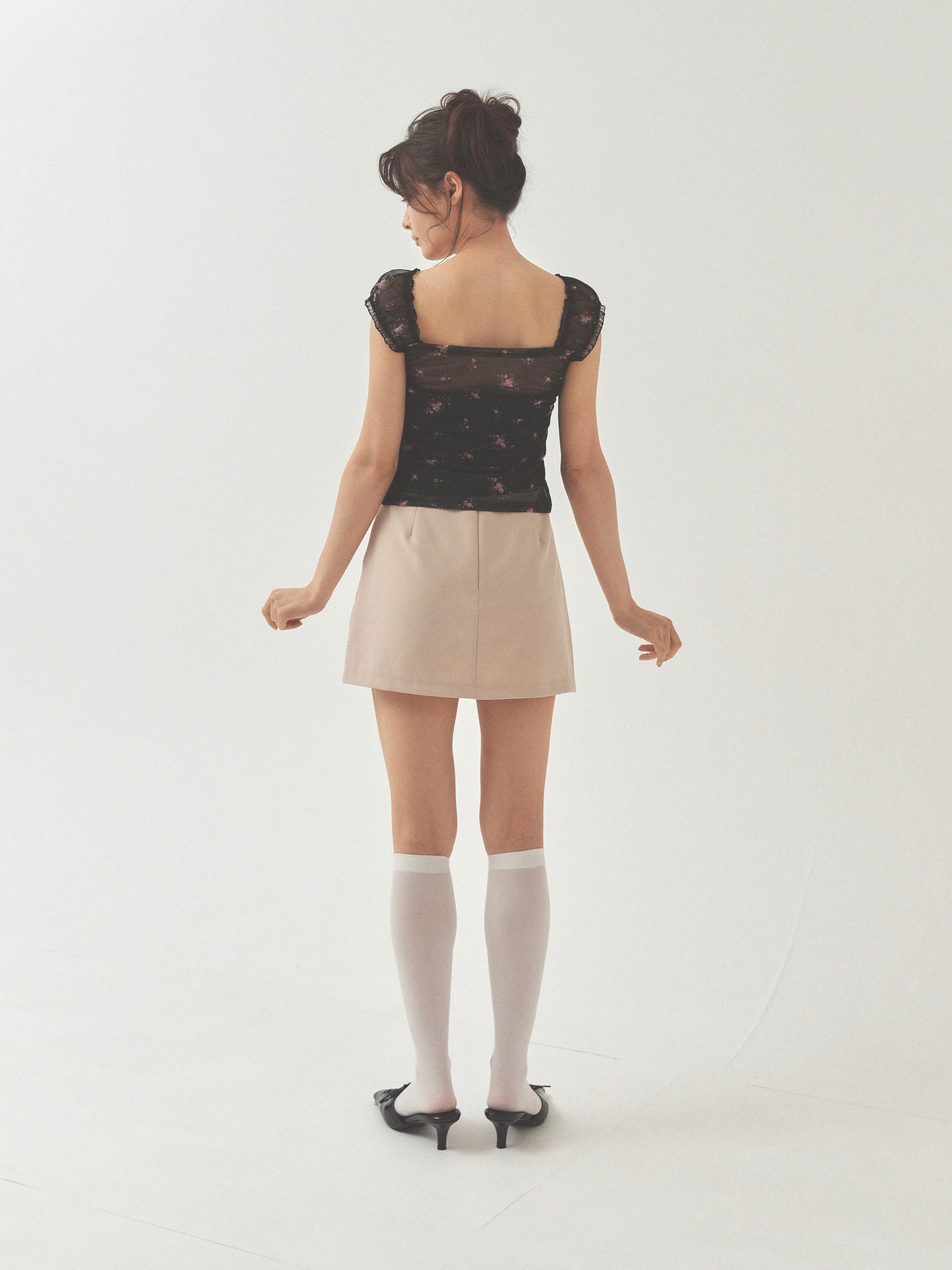 sheer rose tops