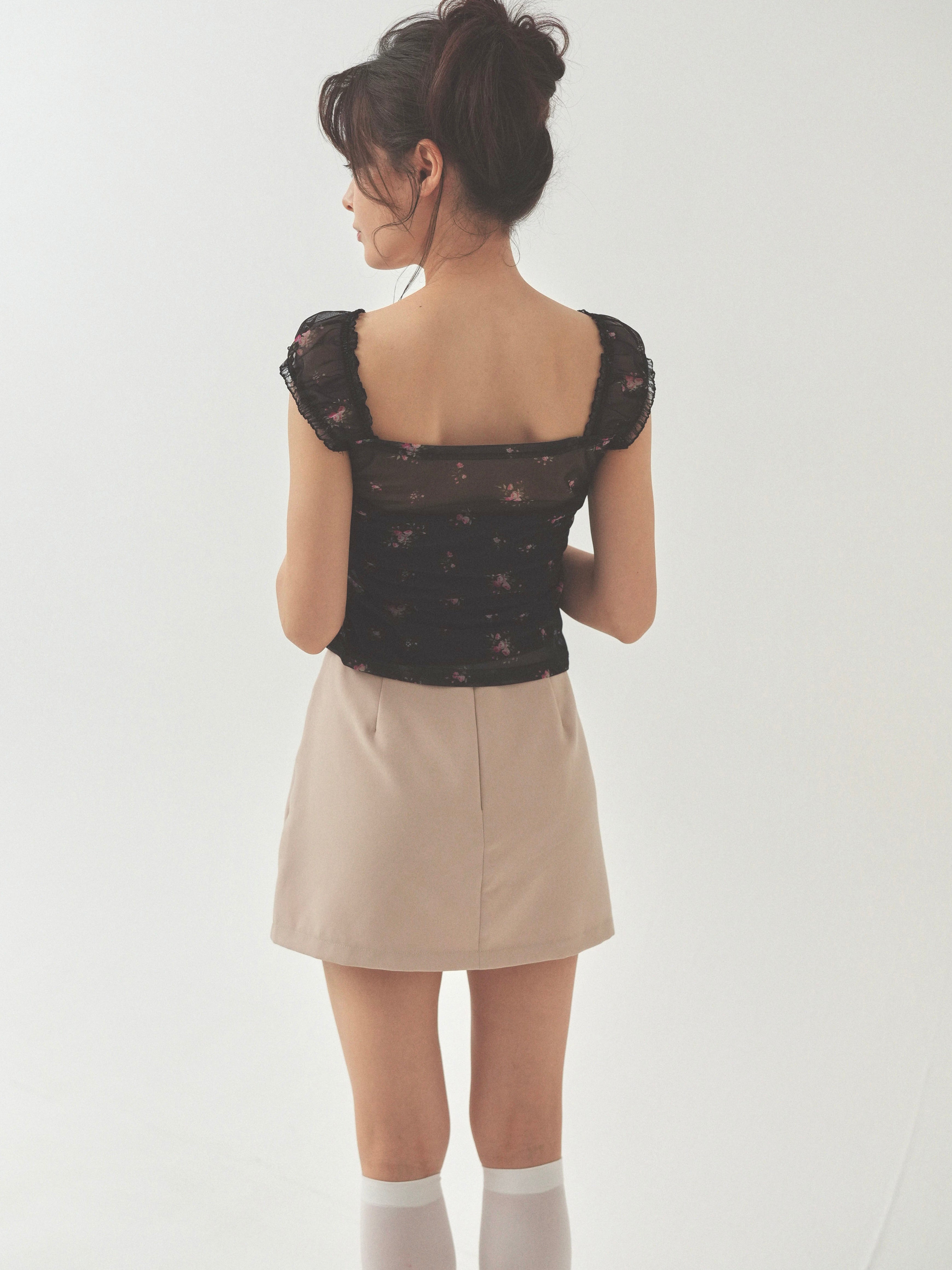 sheer rose tops｜PELLICULE | ぺリキュール