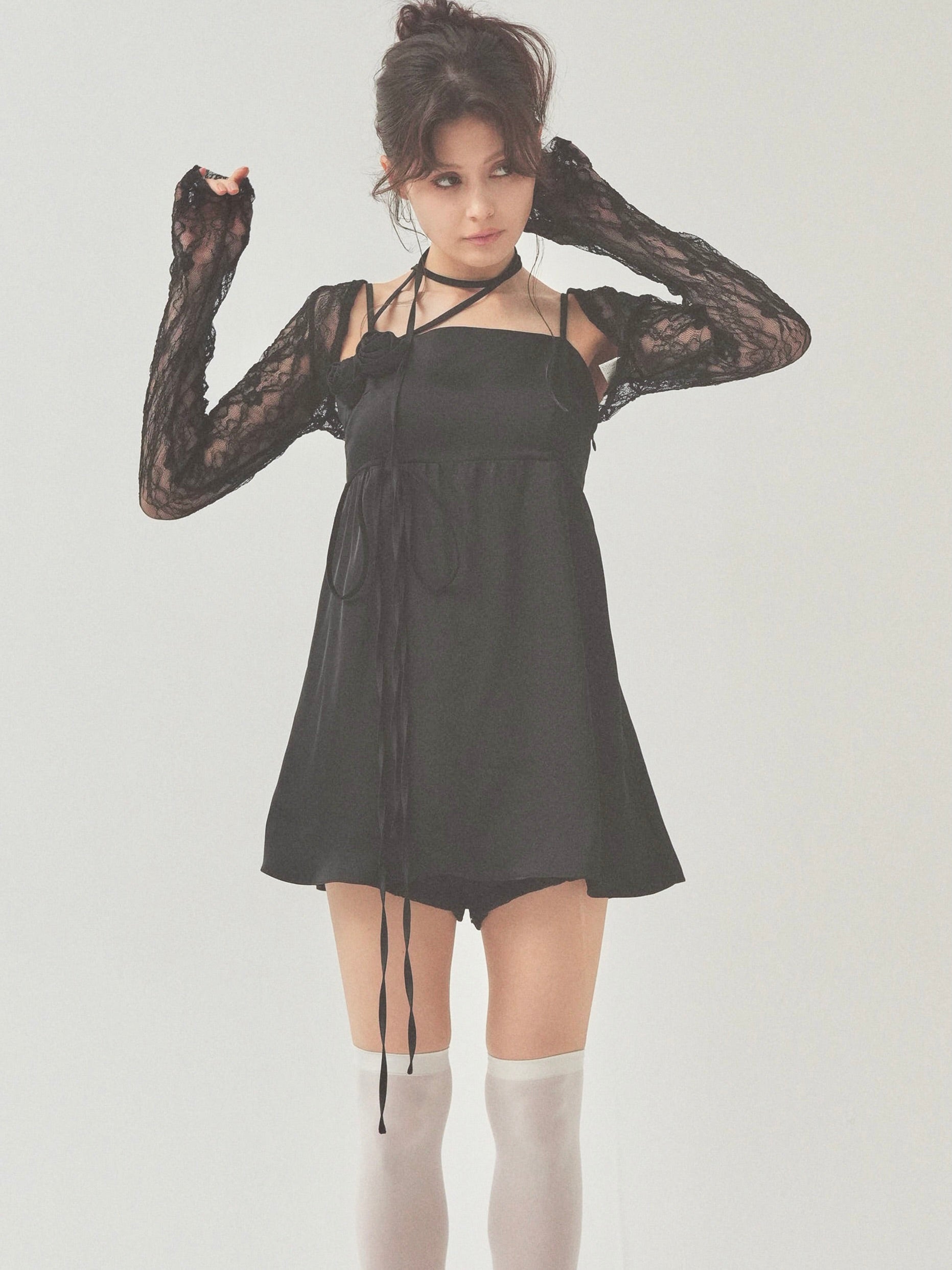 short lacy cardigan