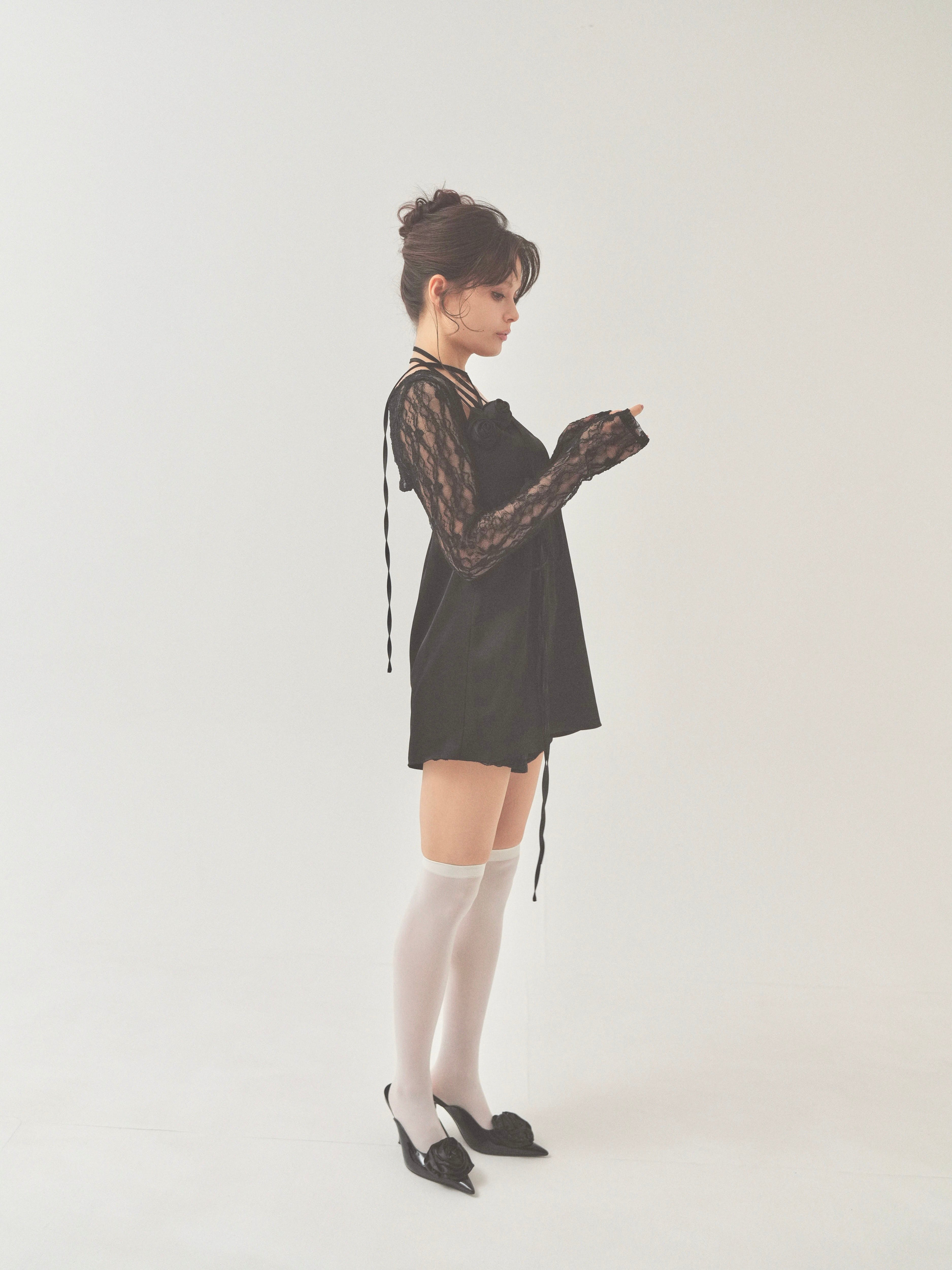 short lacy cardigan
