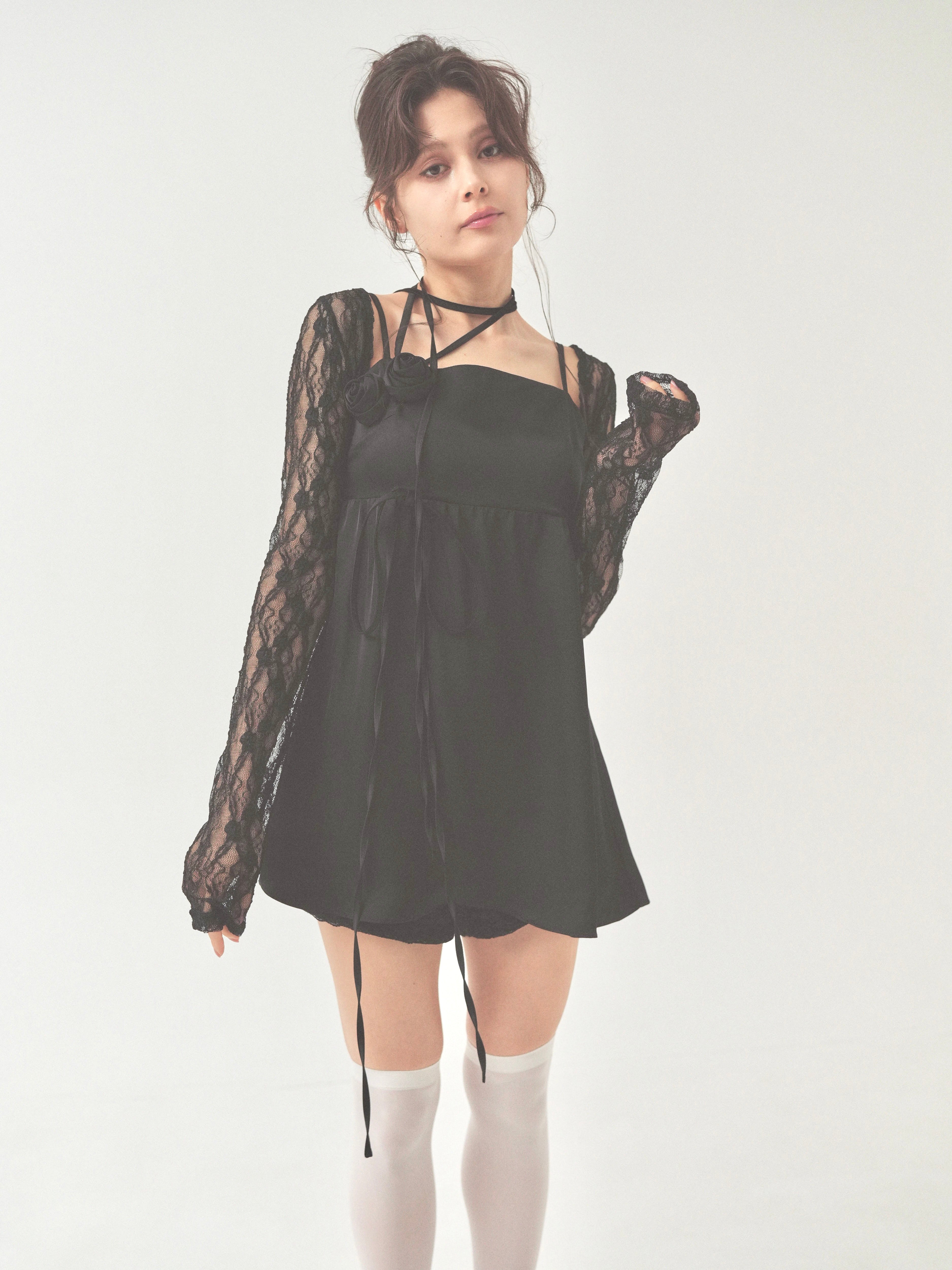 short lacy cardigan