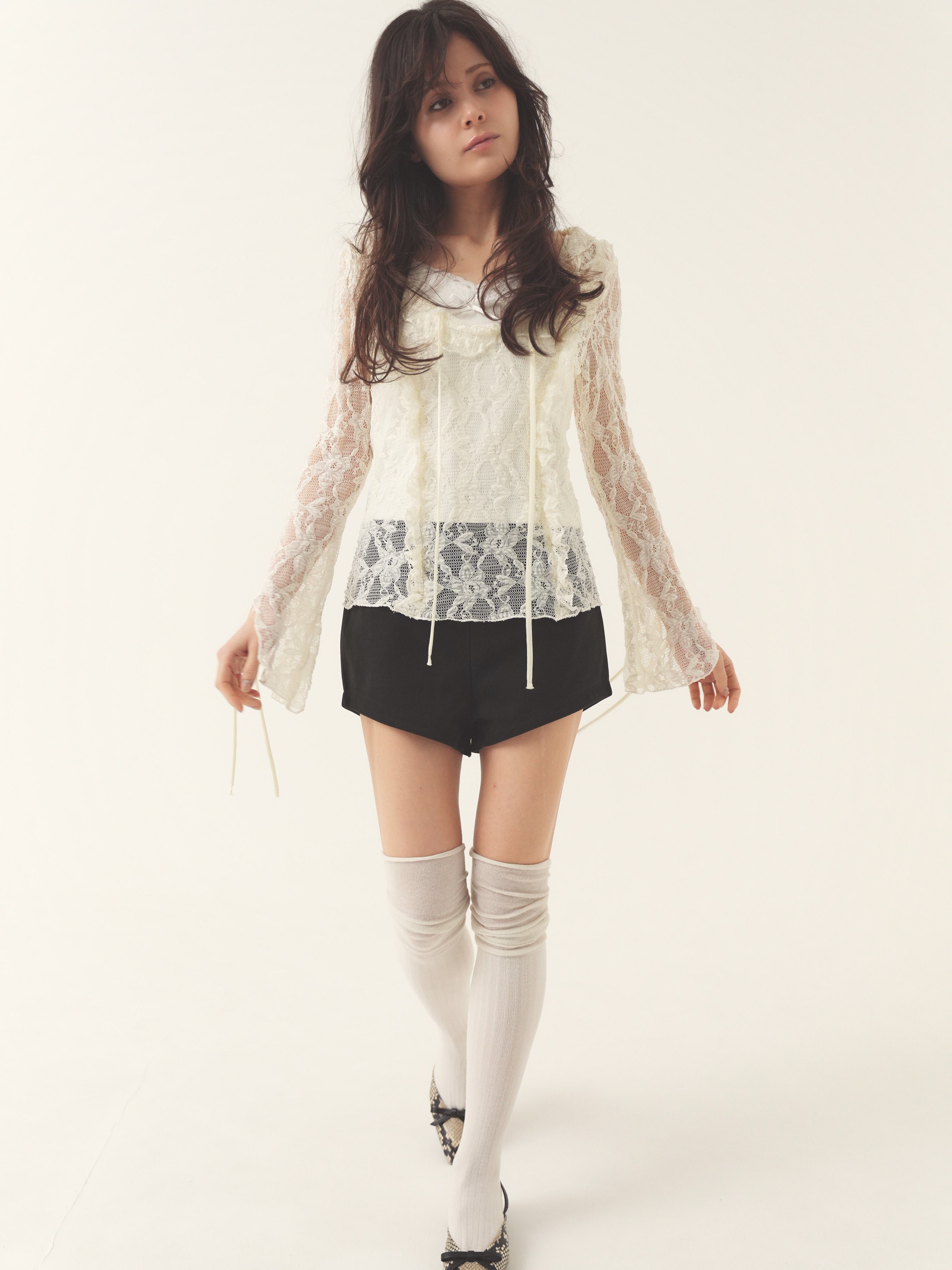 layered lacy tops