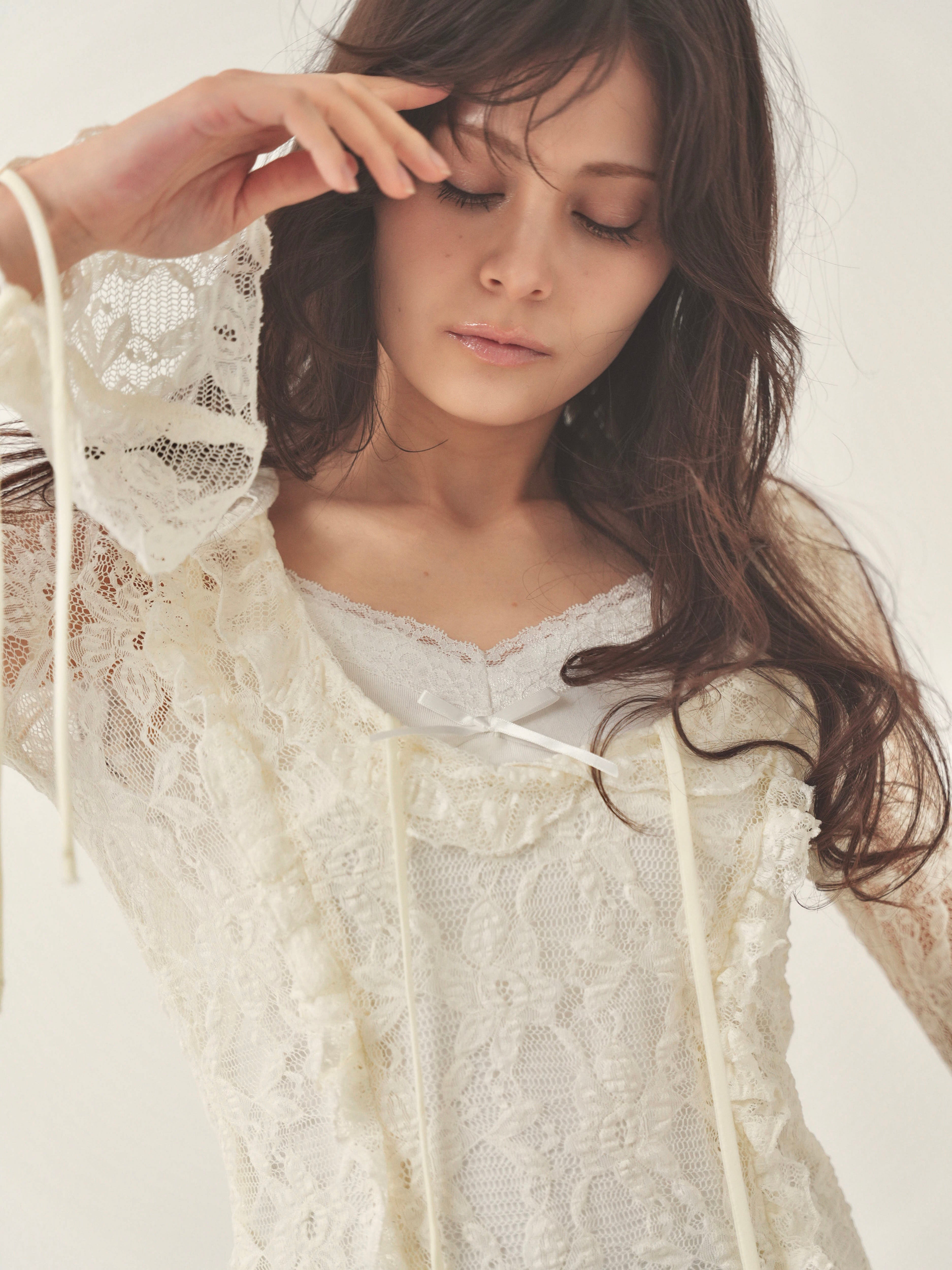 layered lacy tops