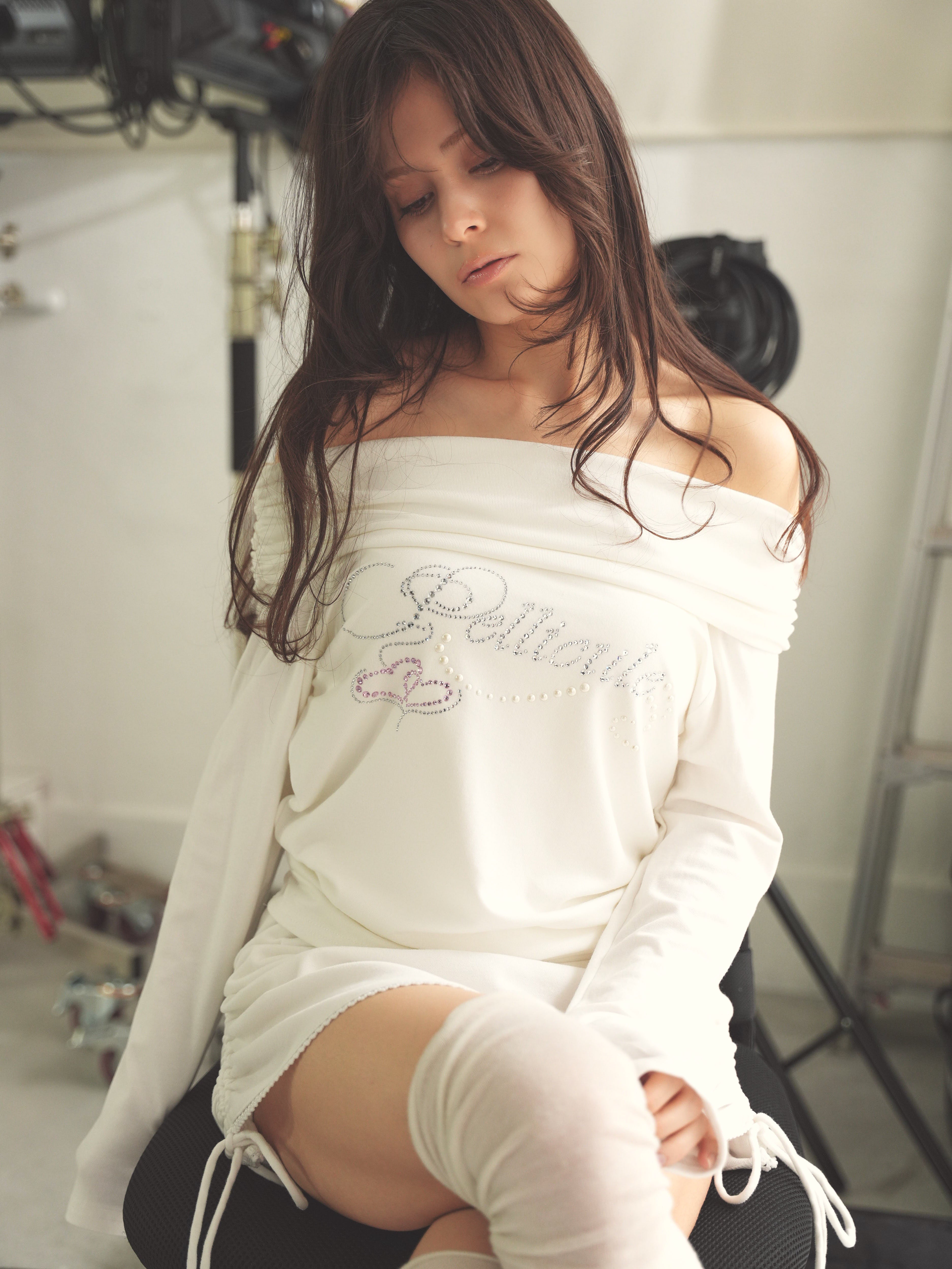 トップス Pellicule jewelic luv offshoulder jewelic luv offshoulder｜PELLICULE | ぺリキュール