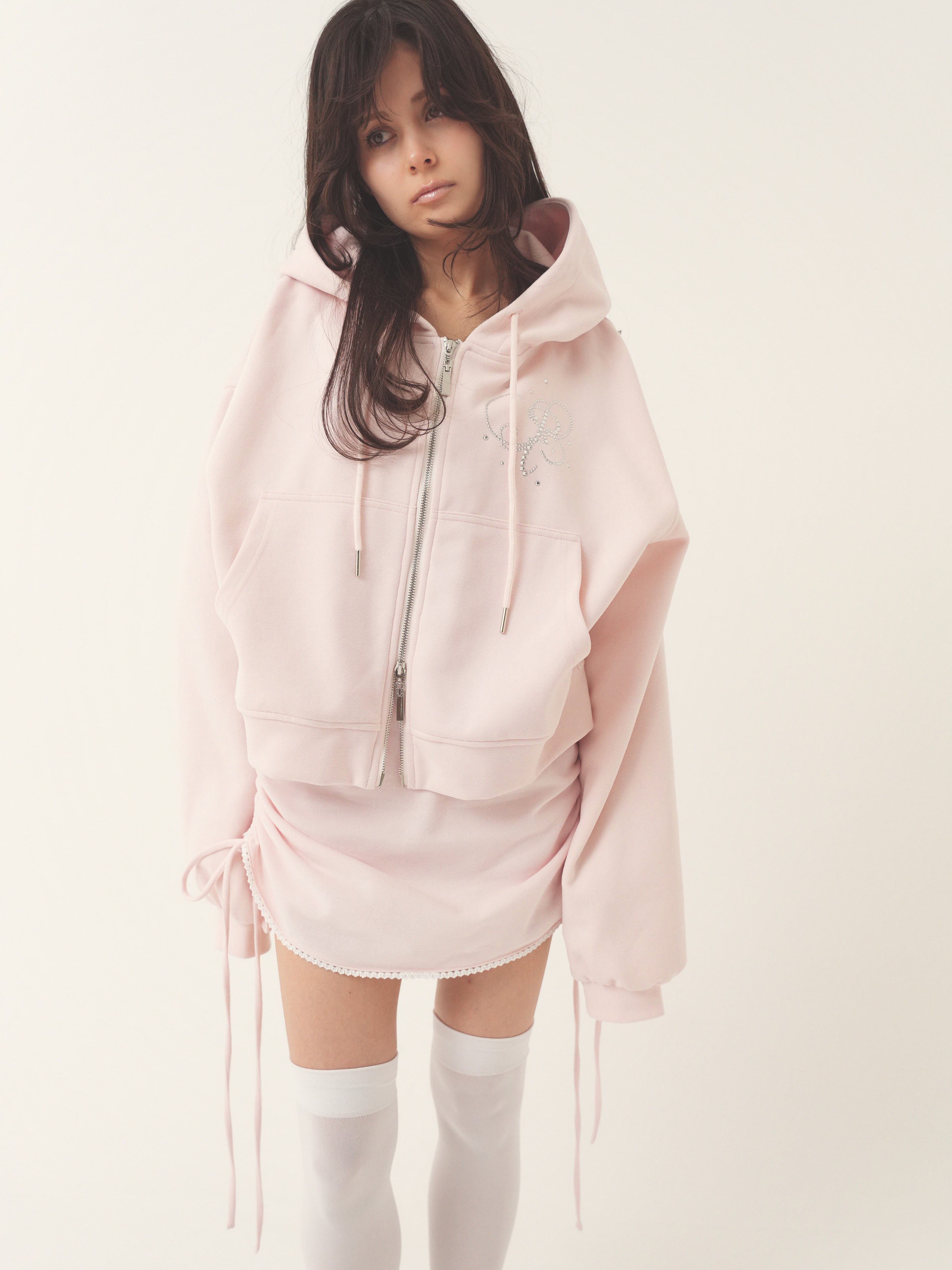 side gather skirt