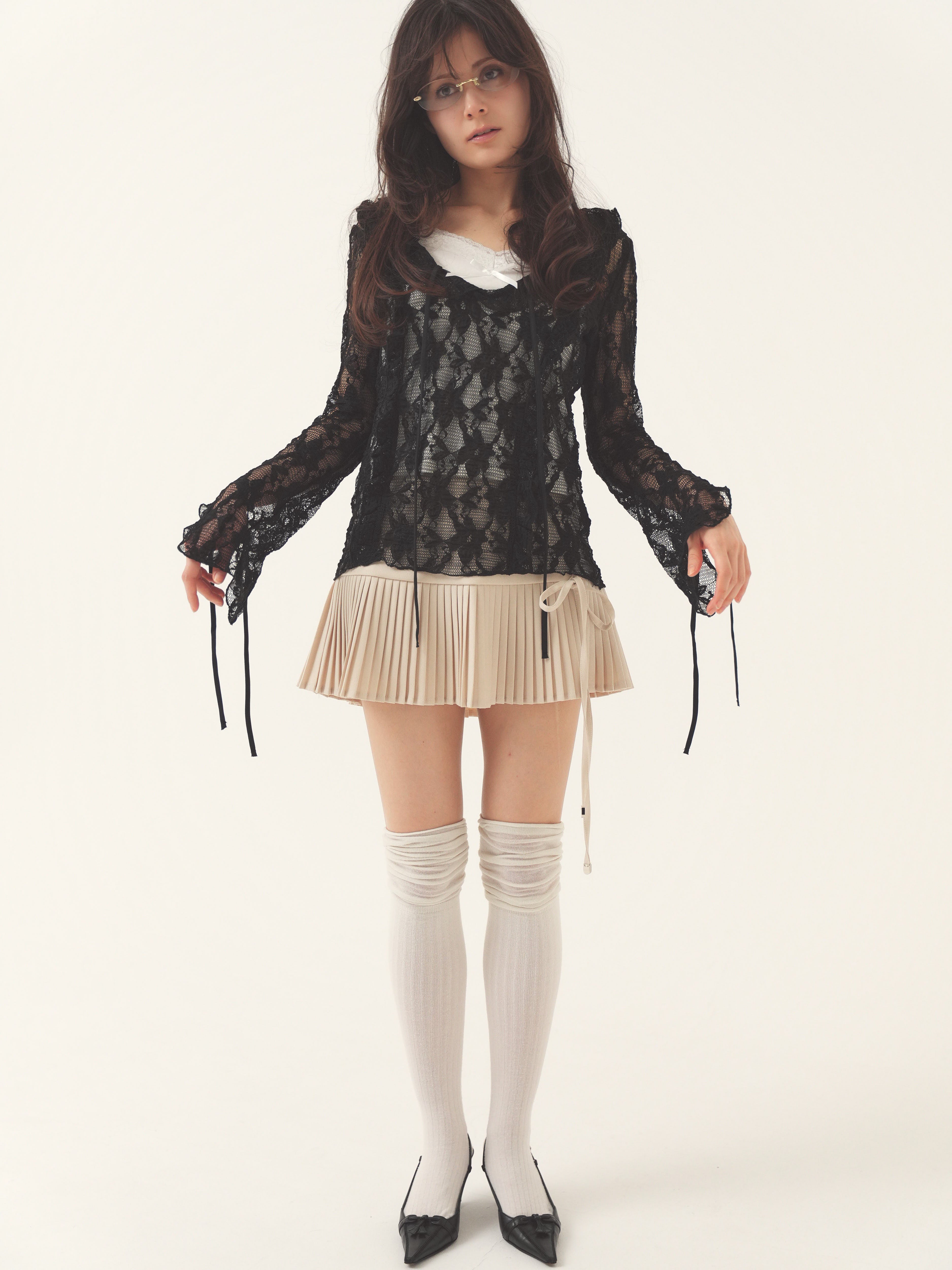 layered lacy tops