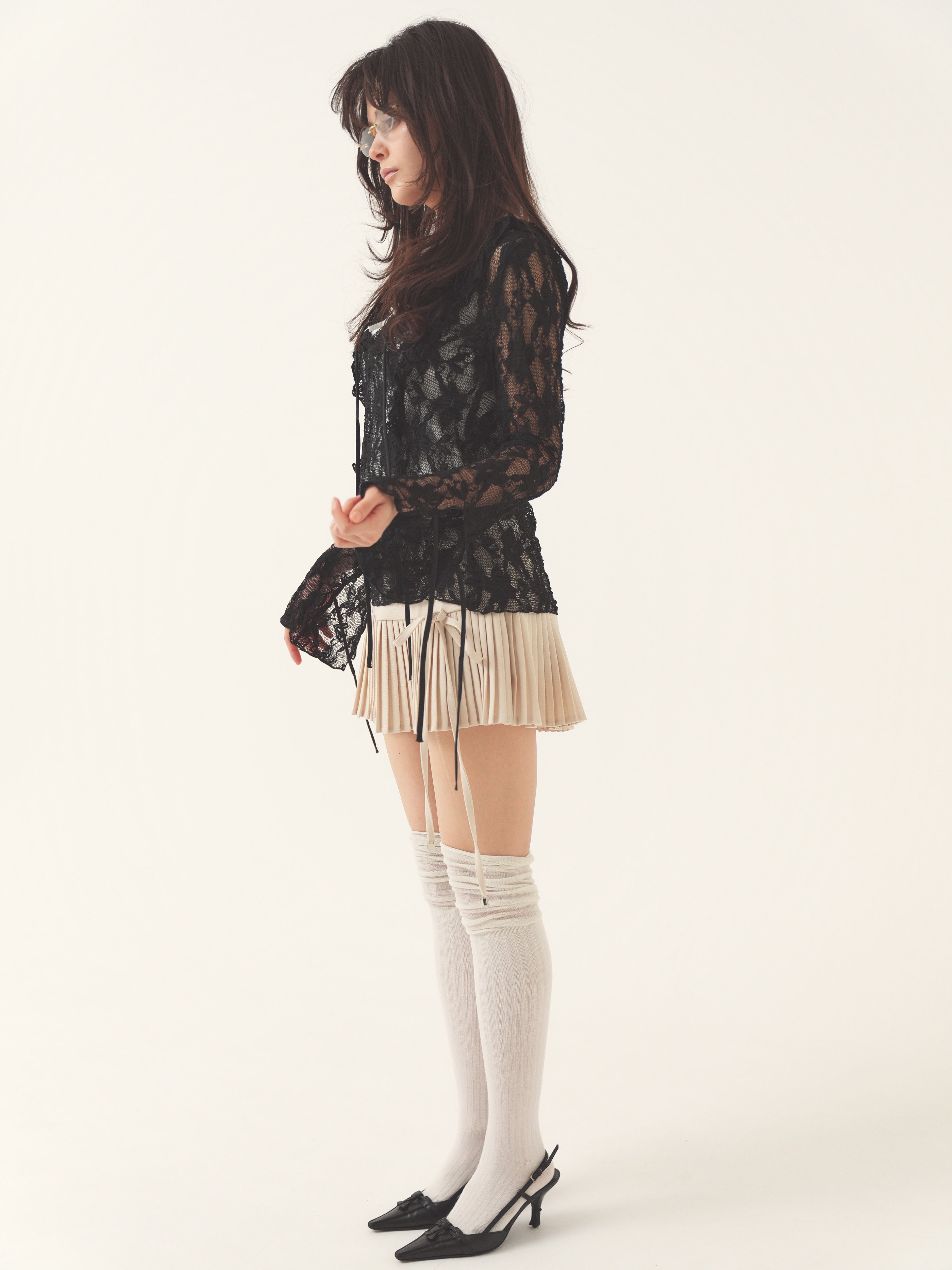 layered lacy tops｜PELLICULE | ぺリキュール