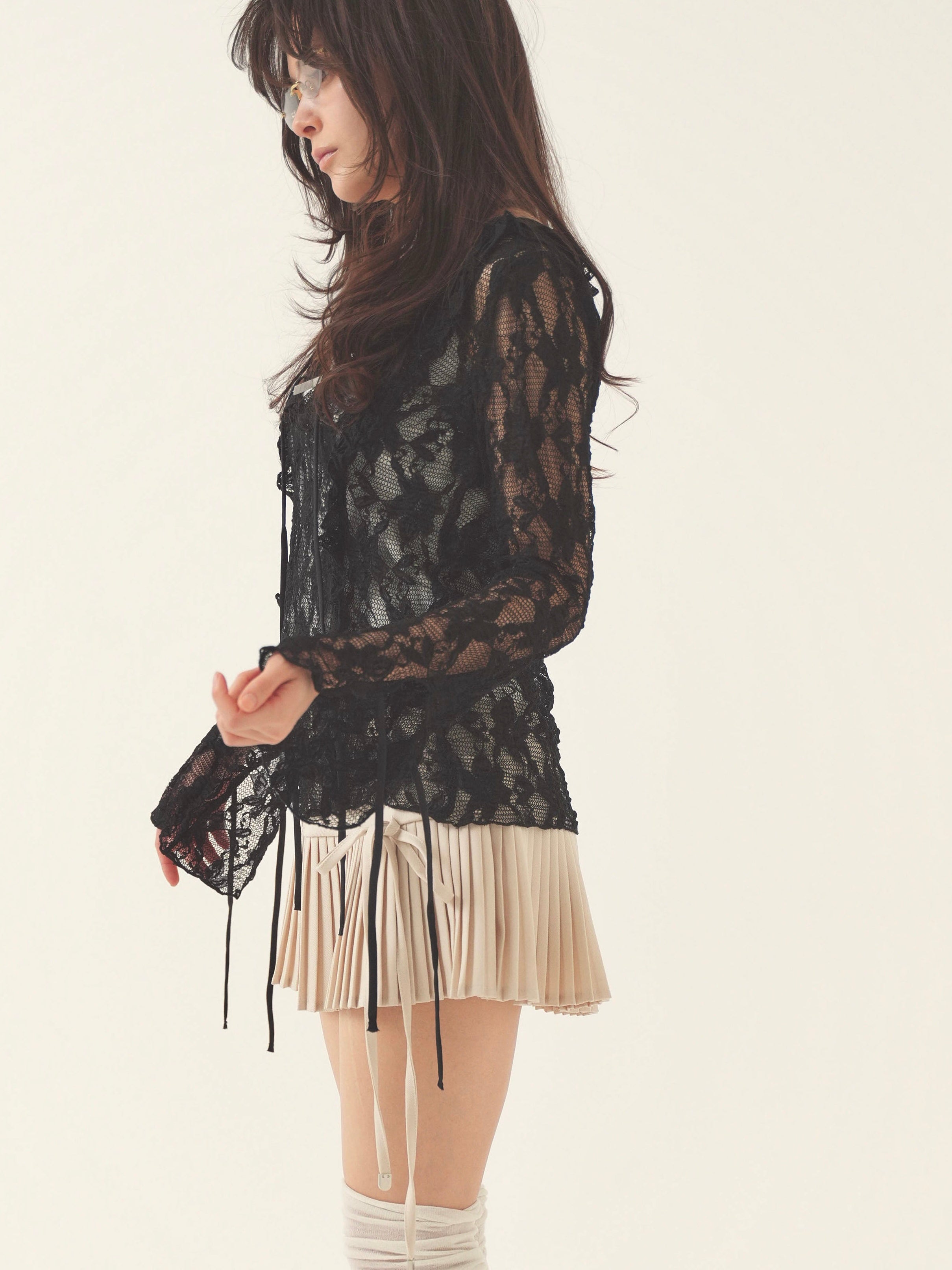 layered lacy tops