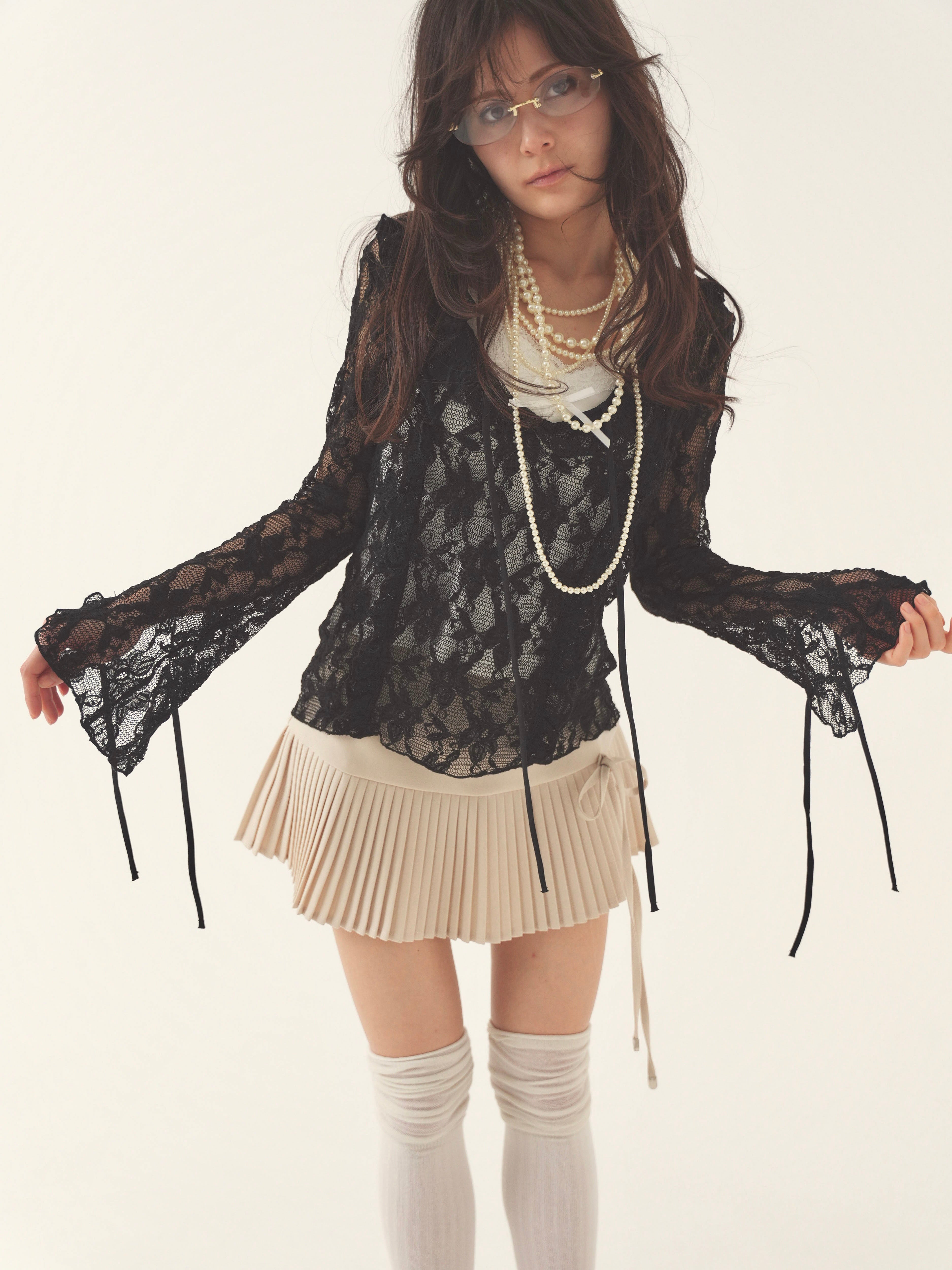 layered lacy tops