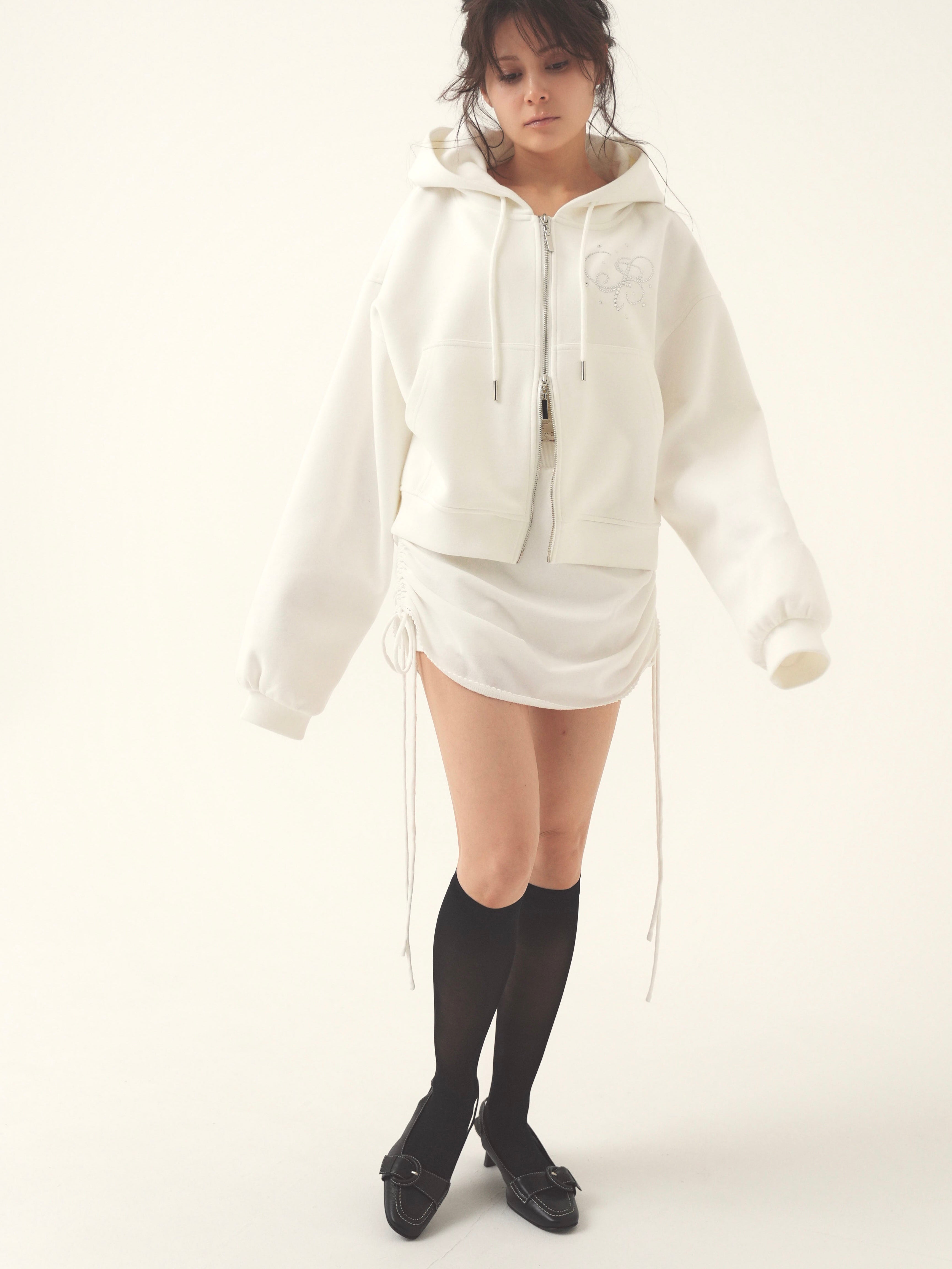 side gather skirt