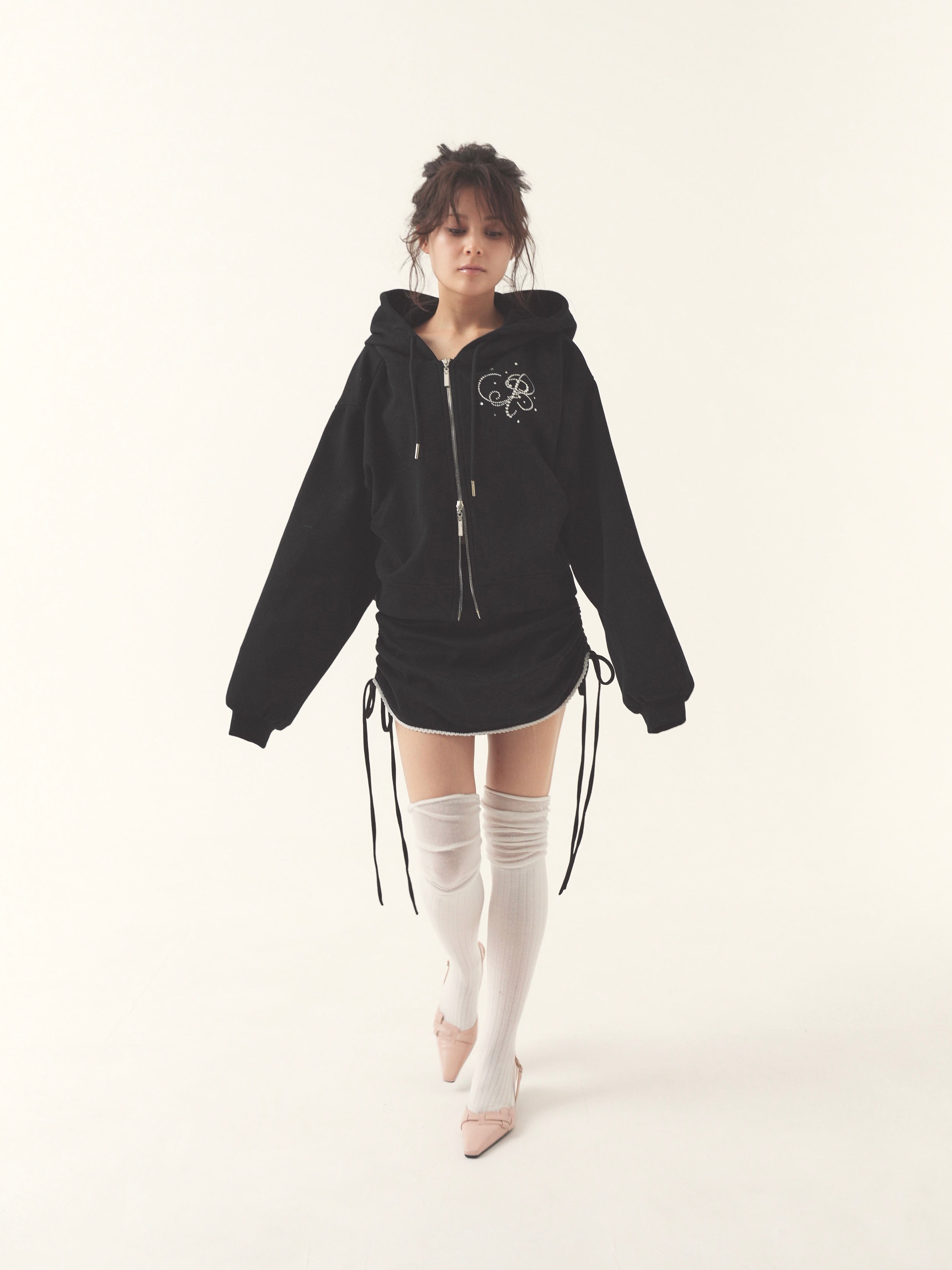 side gather skirt