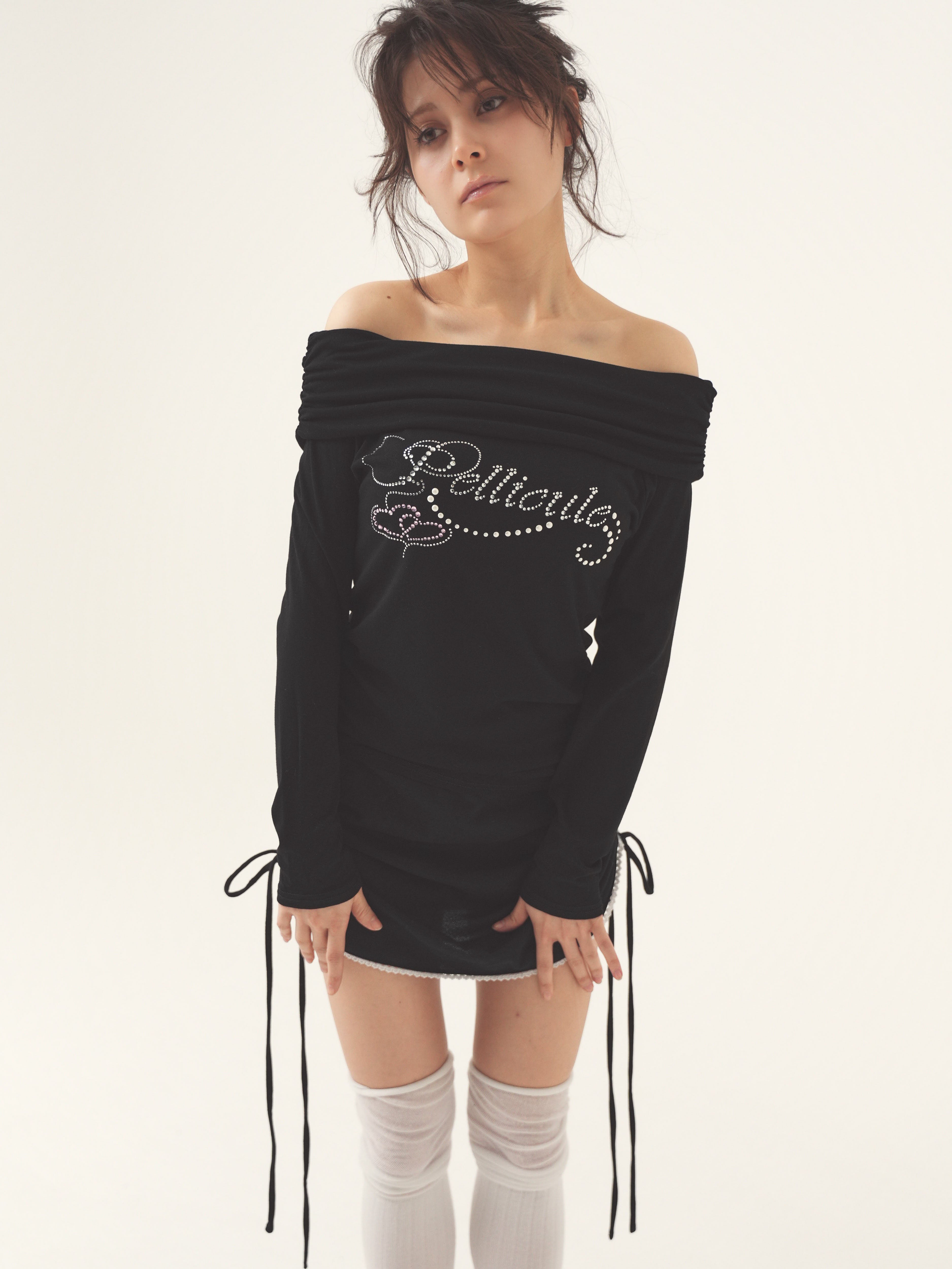 jewelic luv offshoulder｜PELLICULE | ぺリキュール