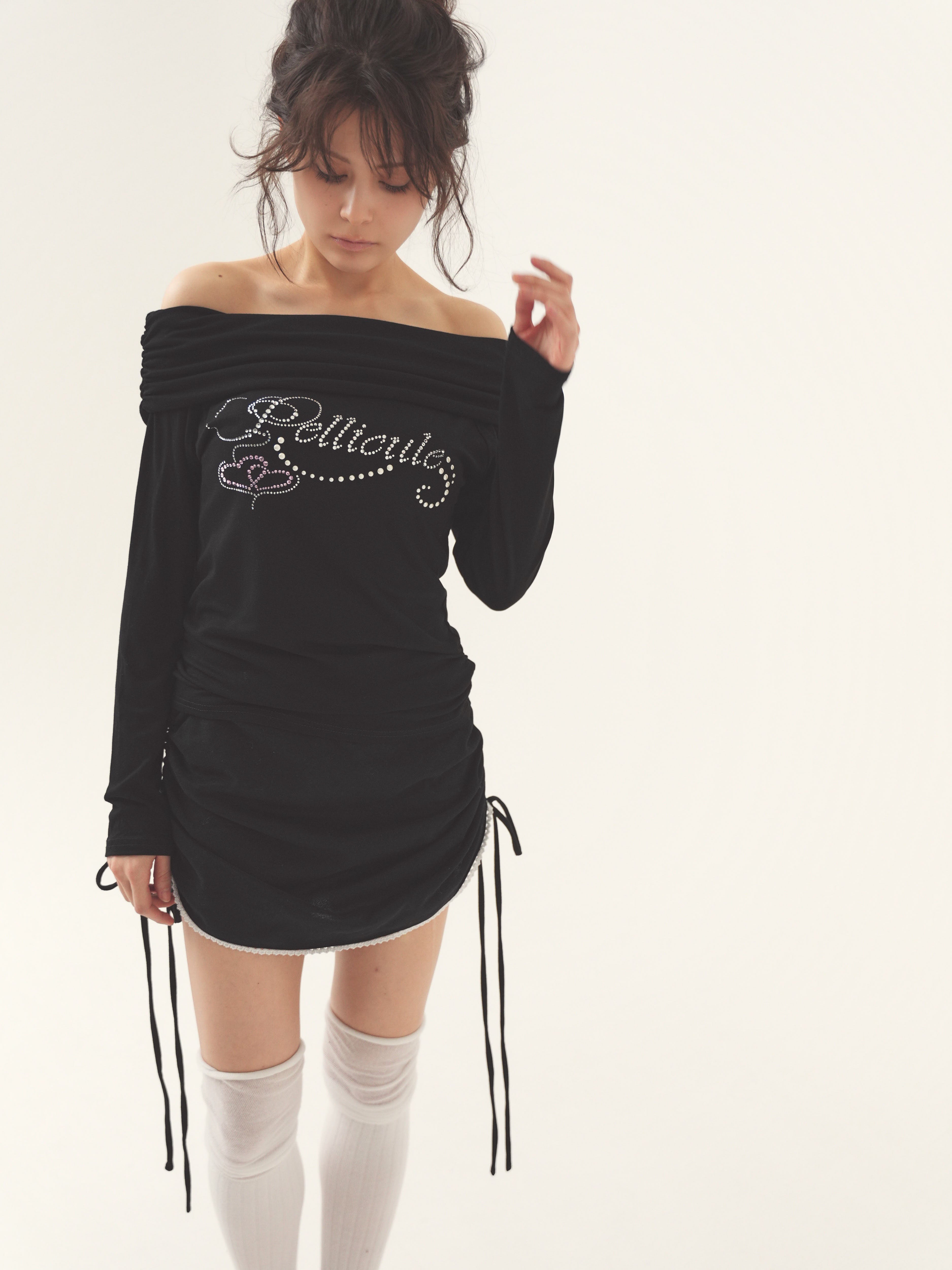 side gather skirt