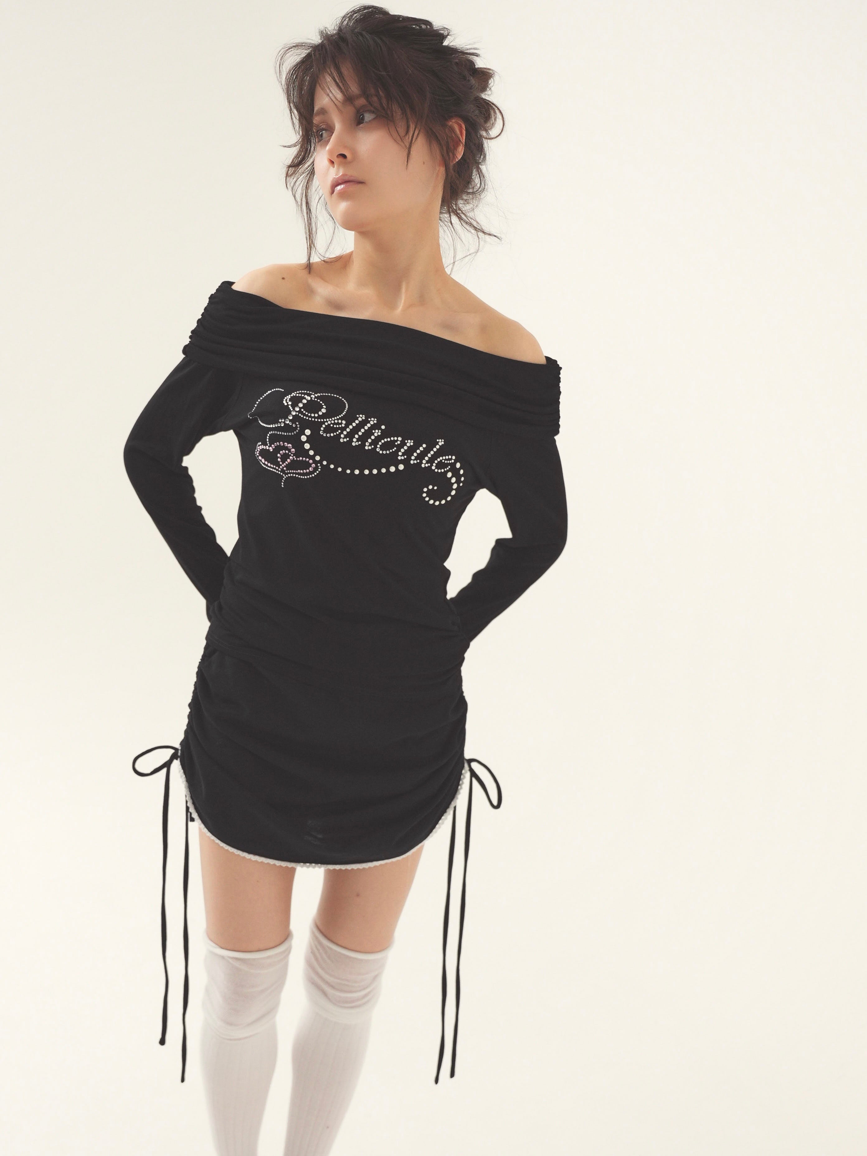 jewelic luv offshoulder｜PELLICULE | ぺリキュール