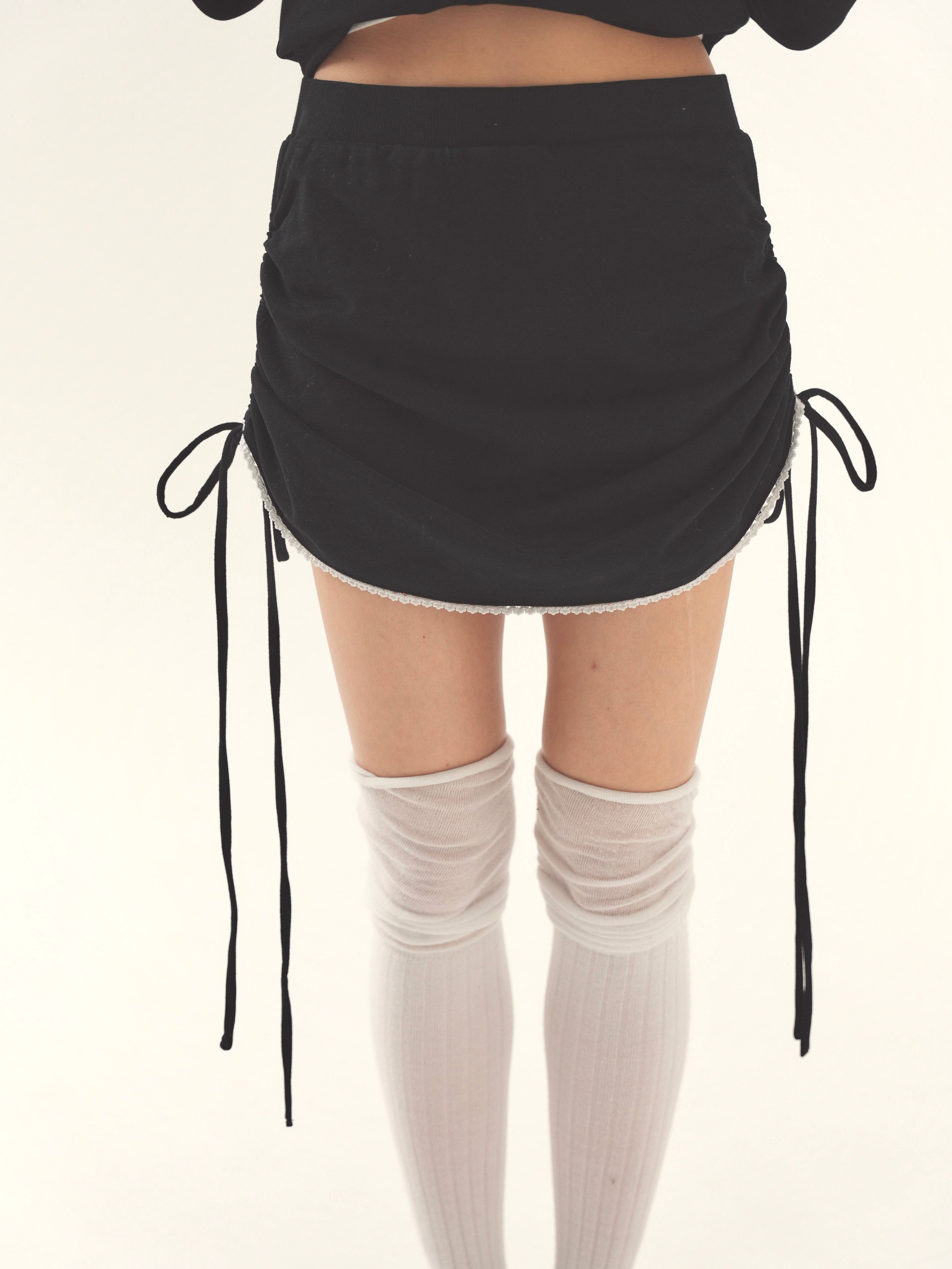 side gather skirt