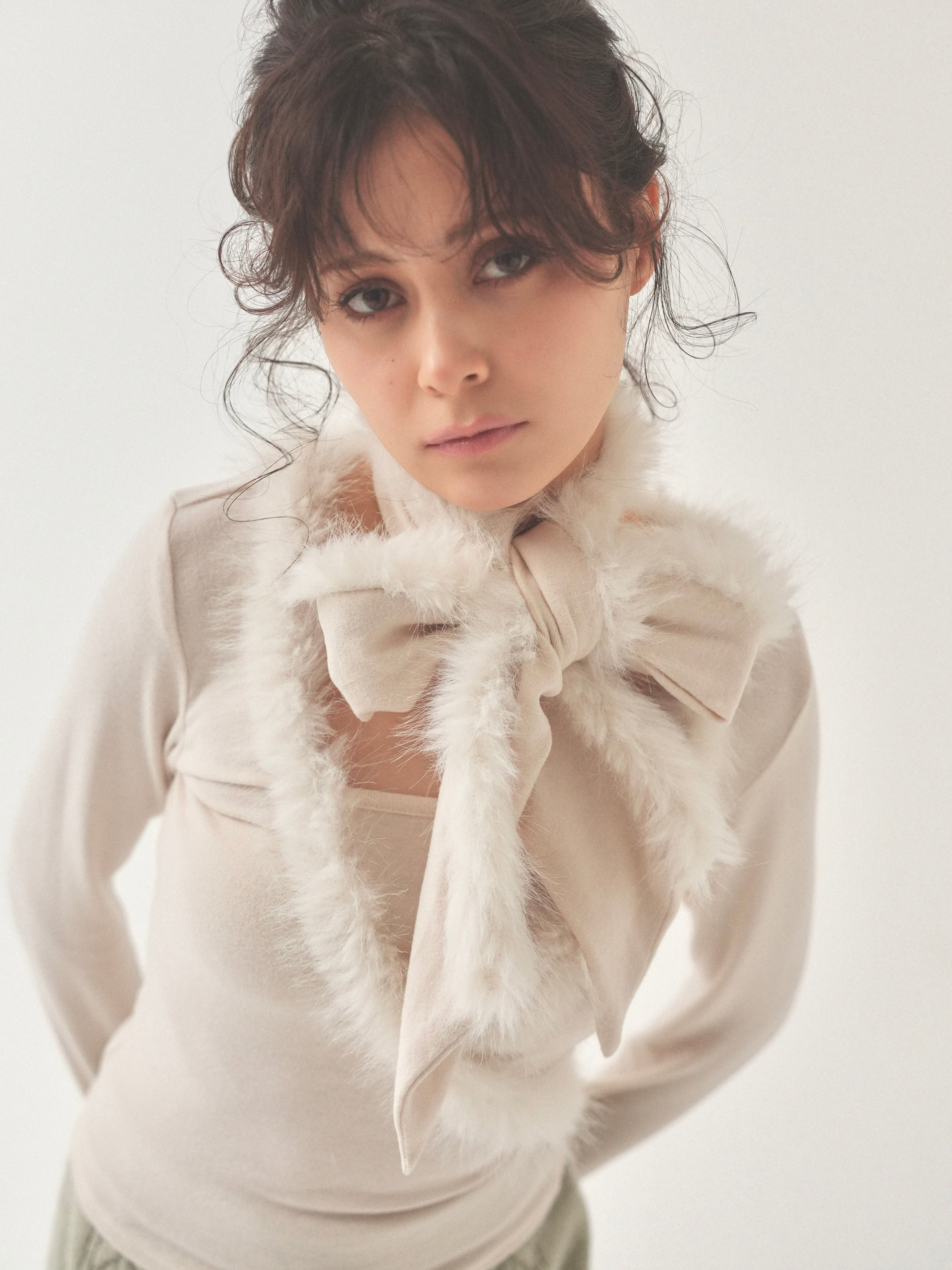 baby fur - tie tops
