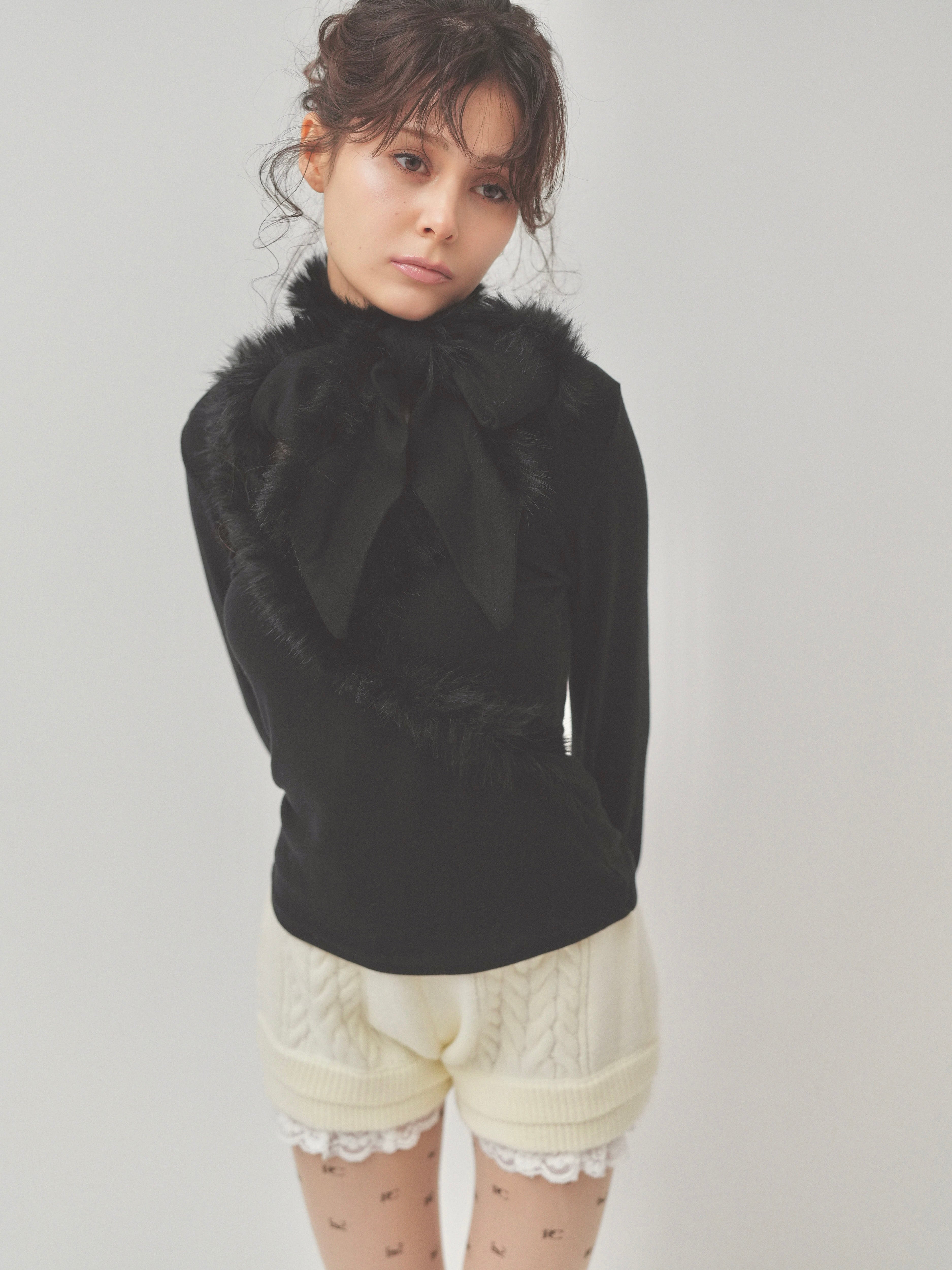 baby fur - tie tops