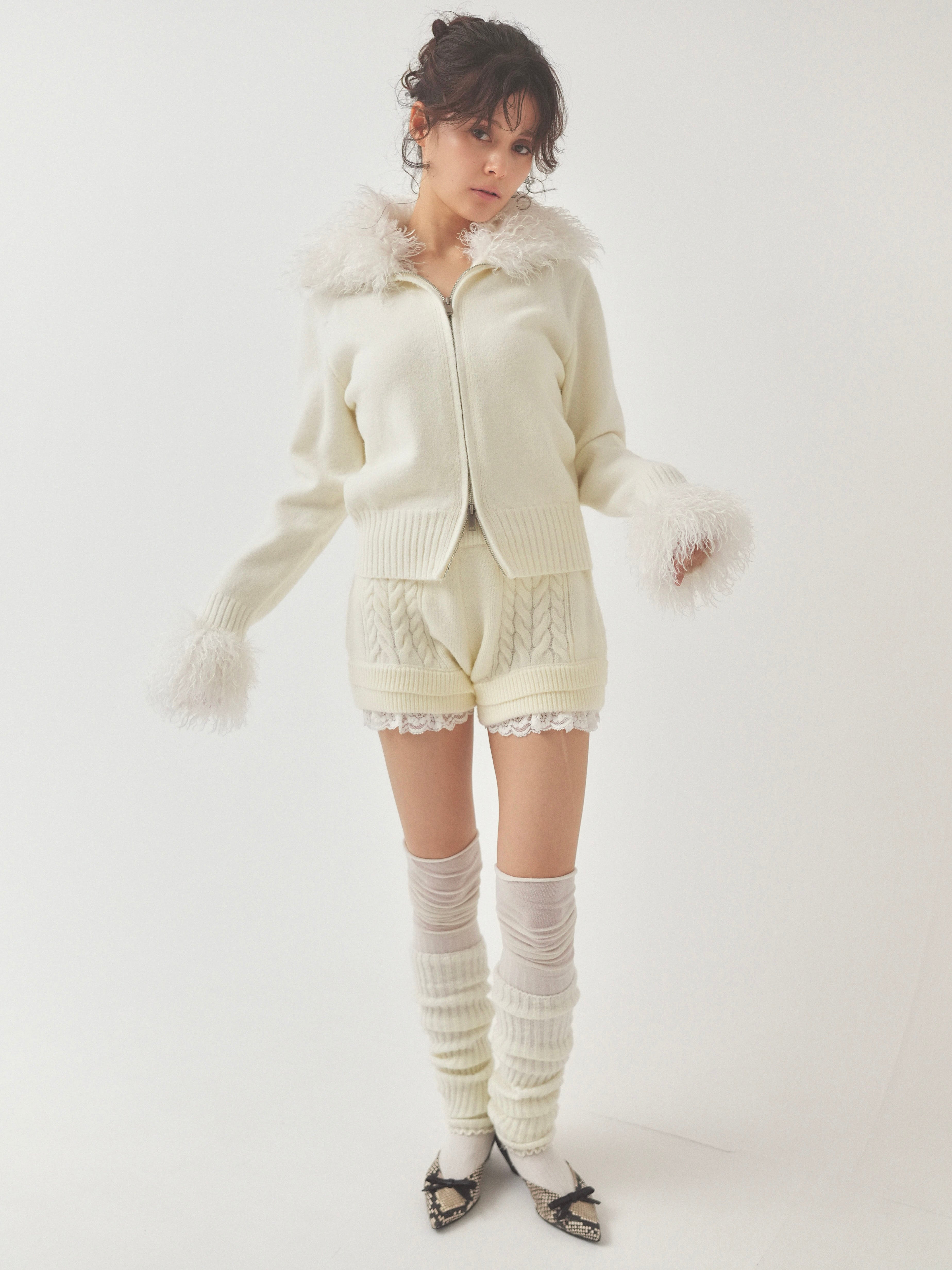 fur zipknit｜PELLICULE | ぺリキュール