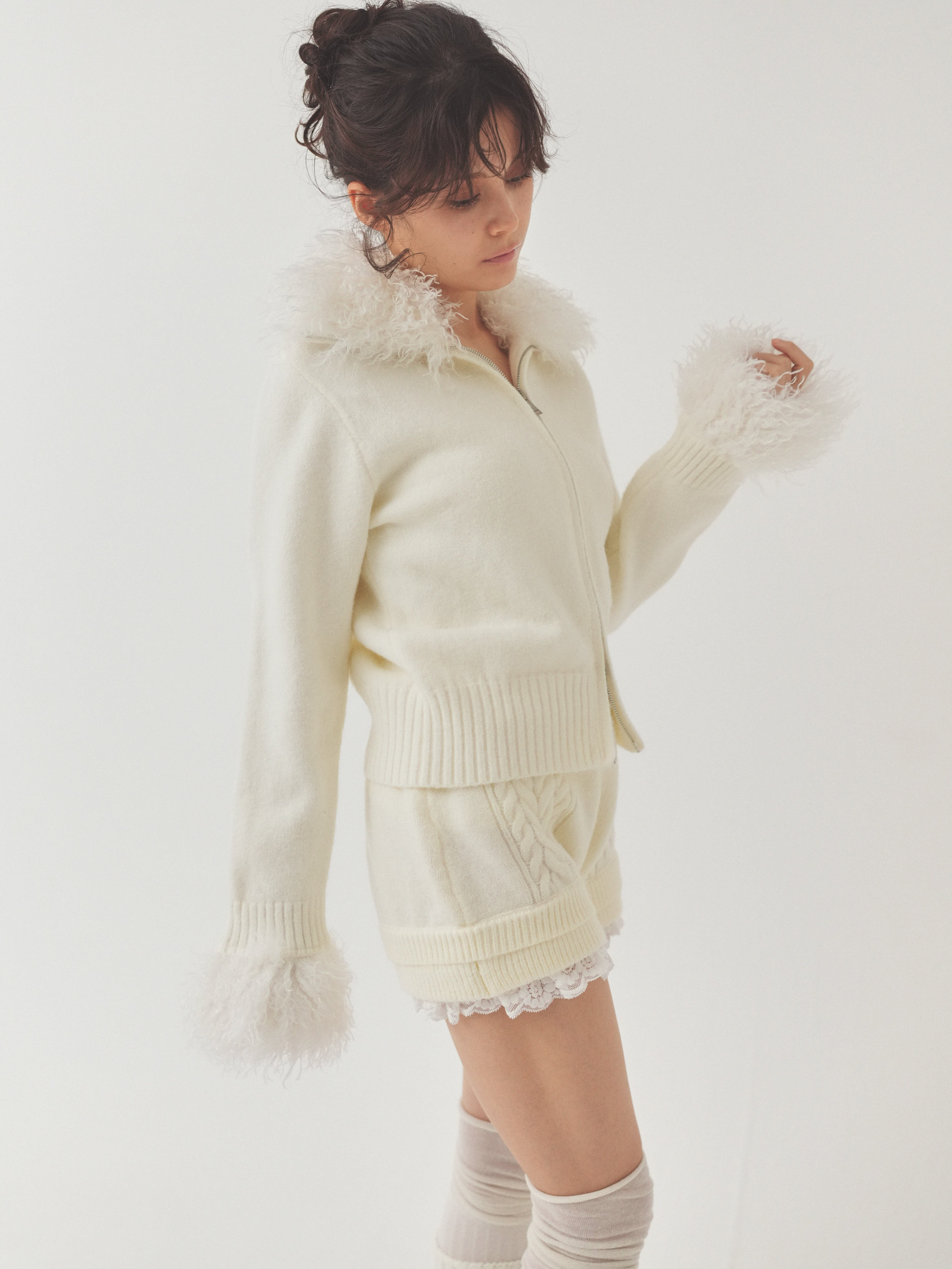 fur zipknit｜PELLICULE | ぺリキュール