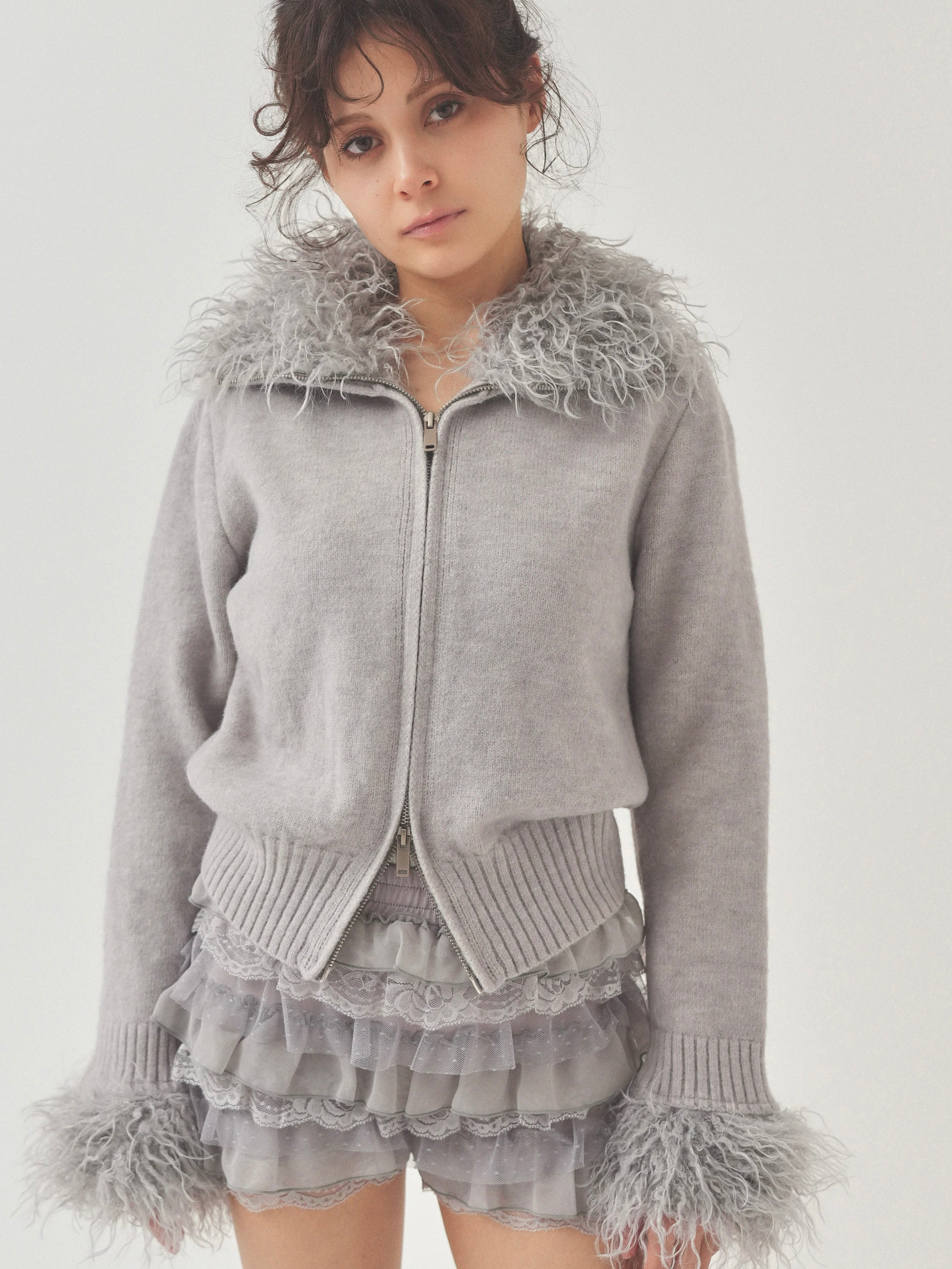 fur zipknit｜PELLICULE | ぺリキュール