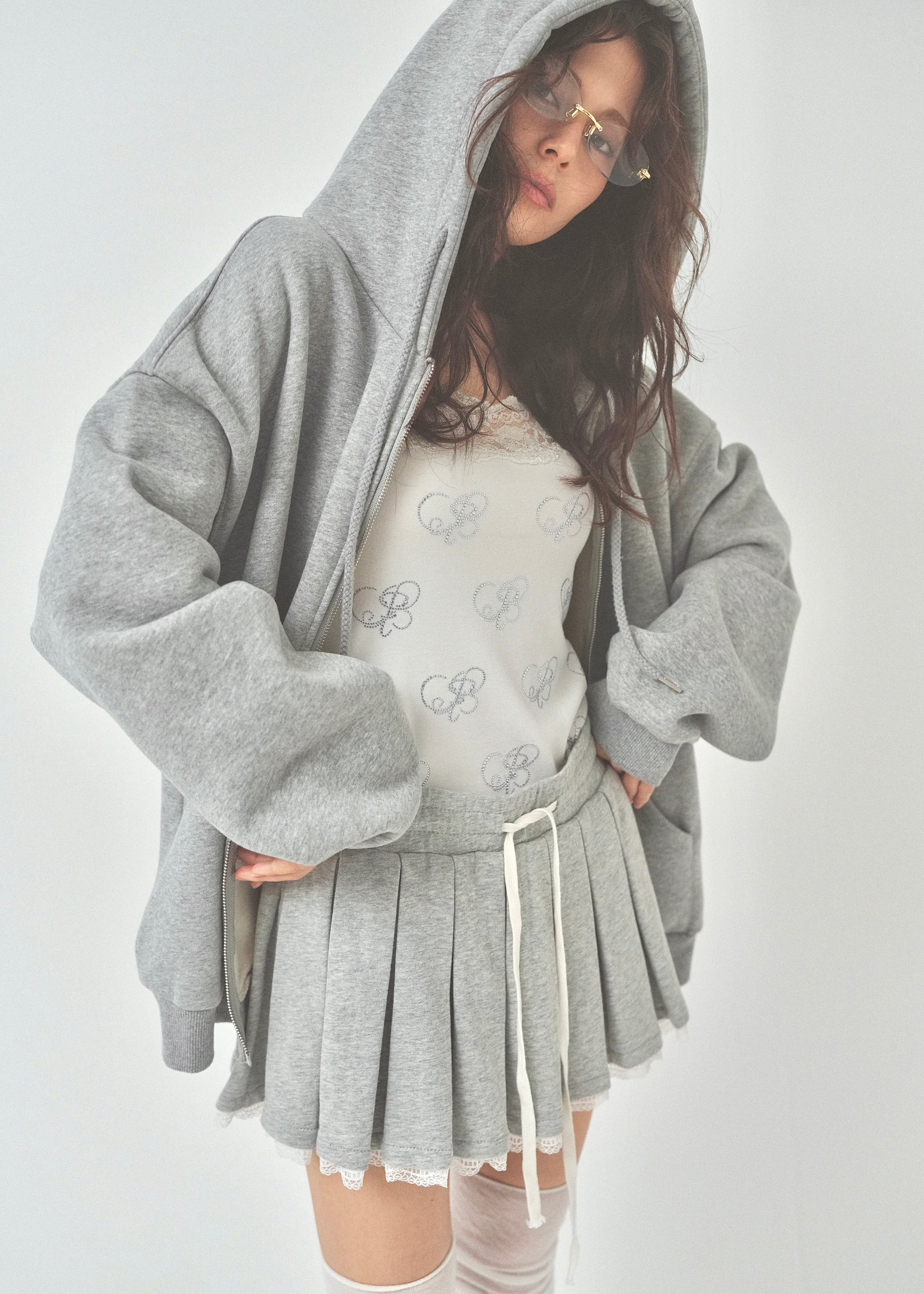 PELLICULE セットアップ rose リゼクシー RESEXXY ツイードクロップドジャケット