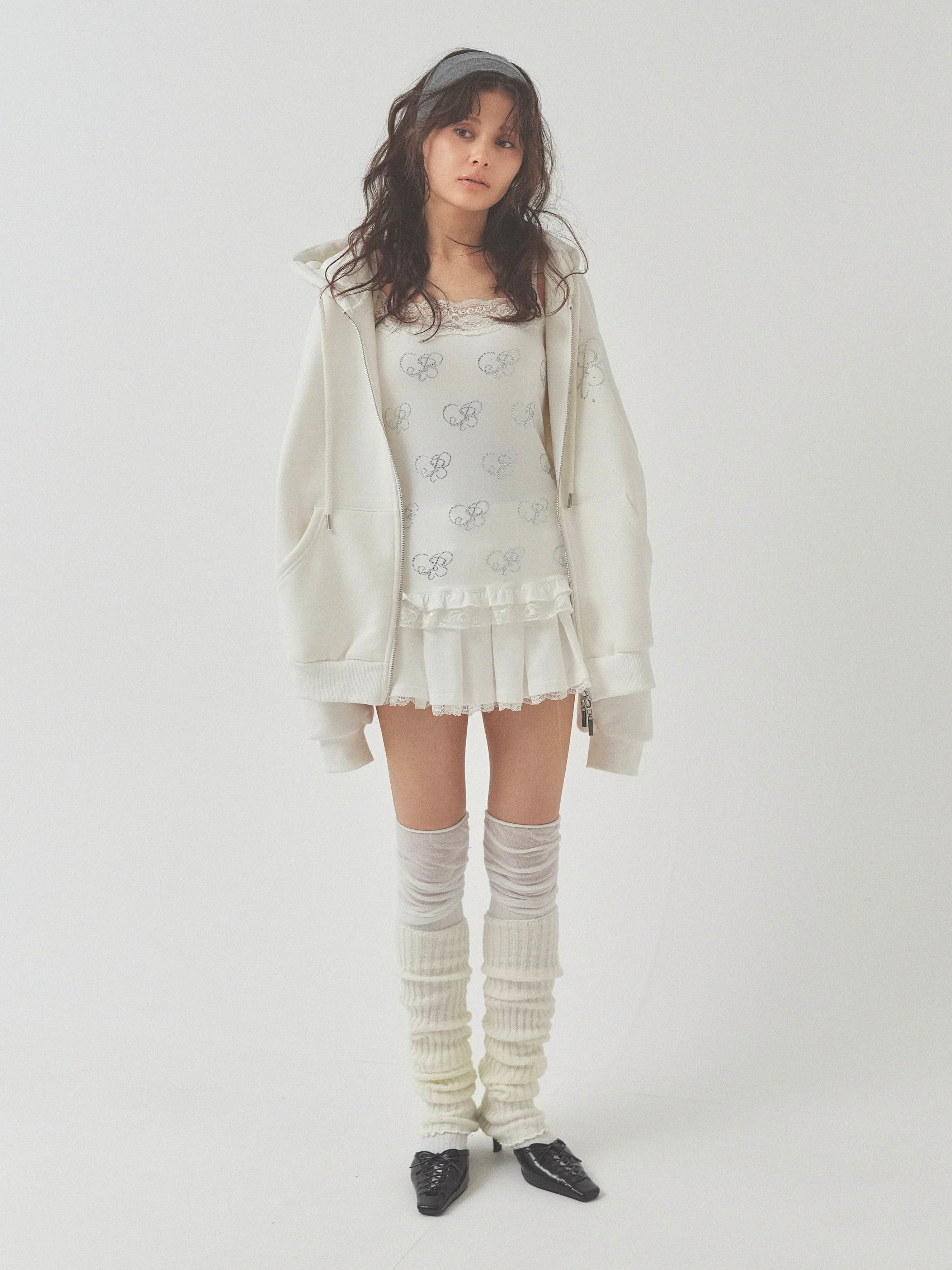 pellicule sweat lace pleats skirt ブラック sweat lace pleats skirt｜PELLICULE | ぺリキュール