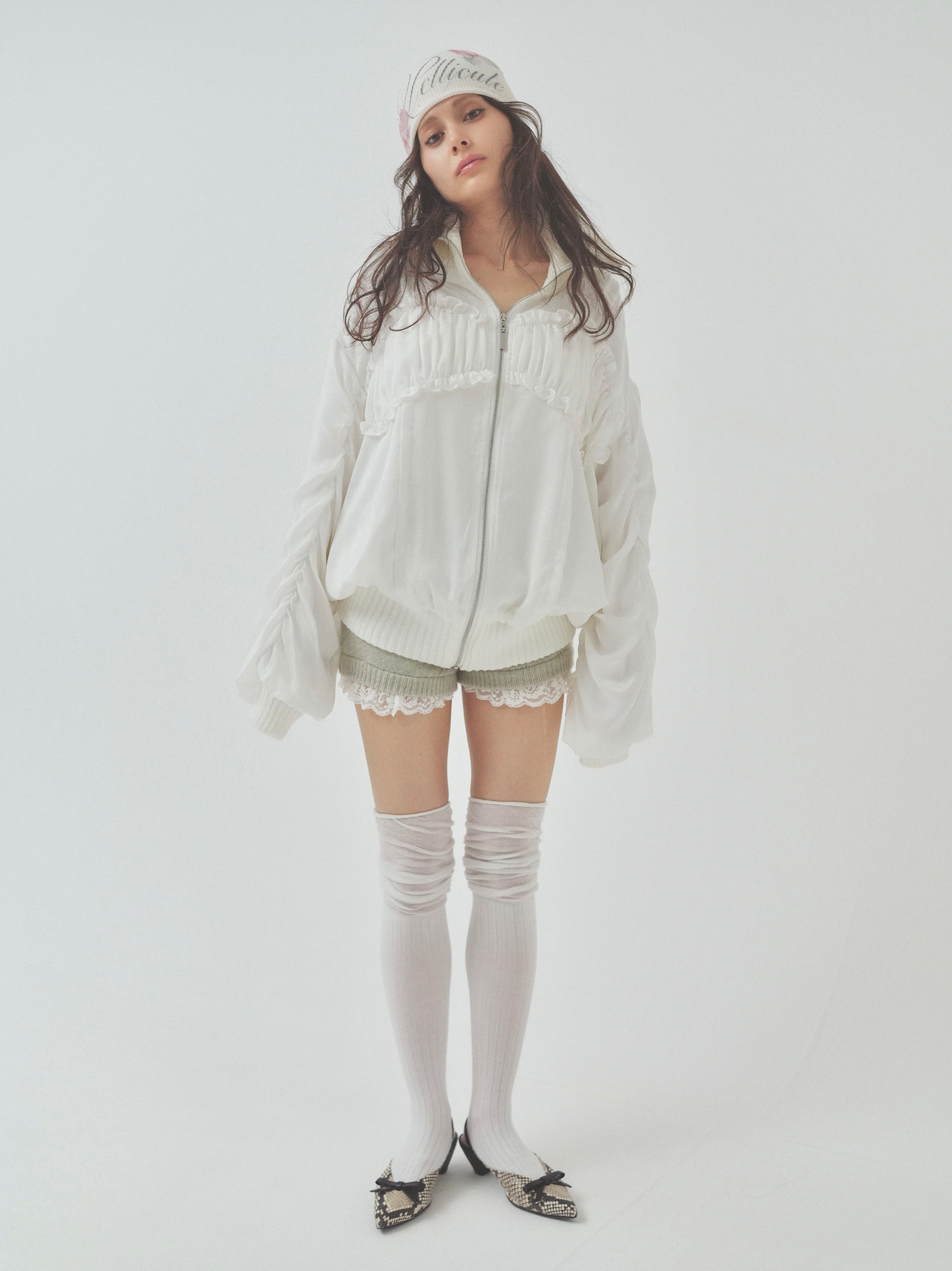 ペリキュール ribbon gather lib blouson ribbon gather lib blouson｜PELLICULE | ぺリキュール