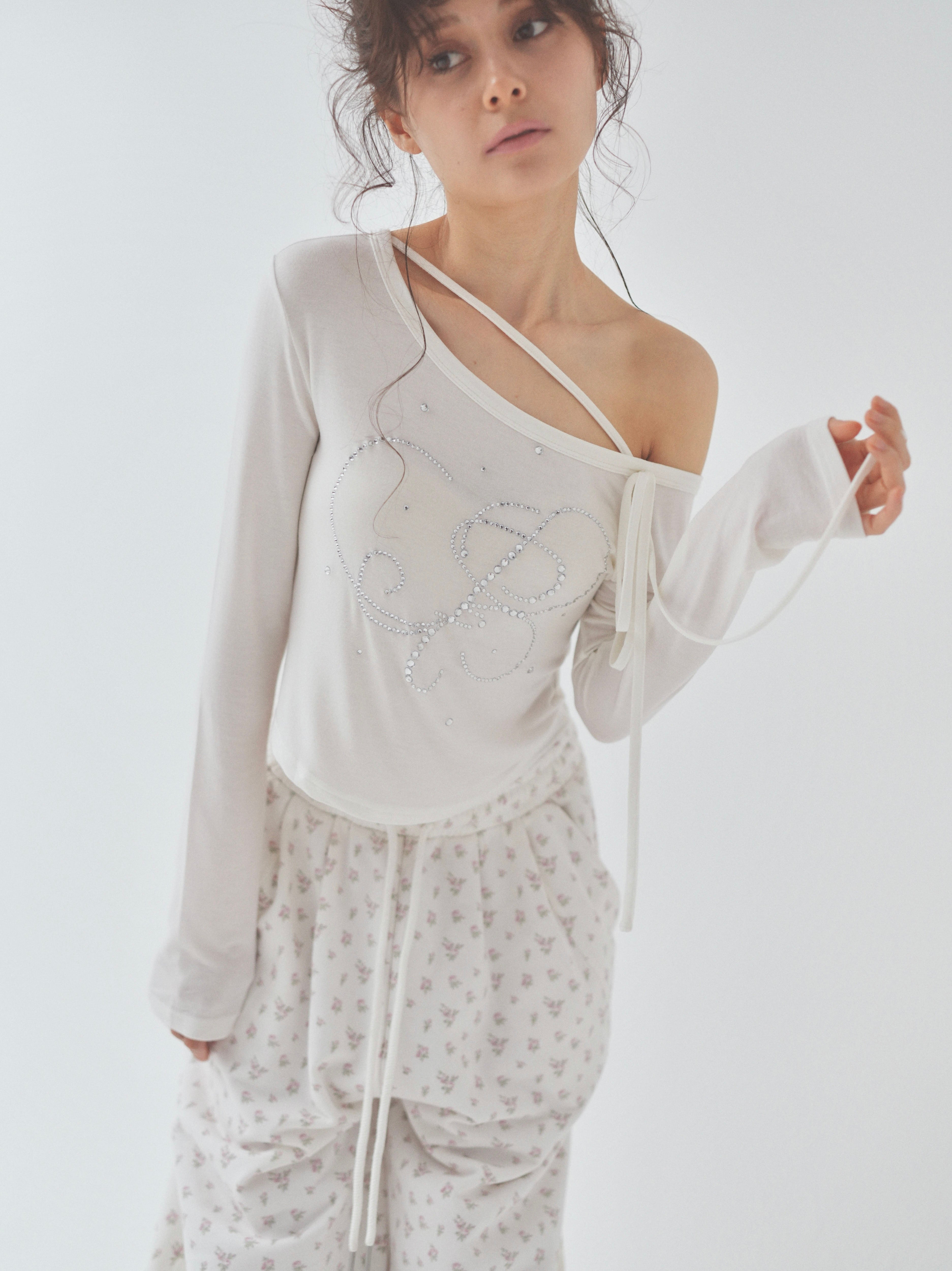 silky oneshoulder tp｜PELLICULE | ぺリキュール