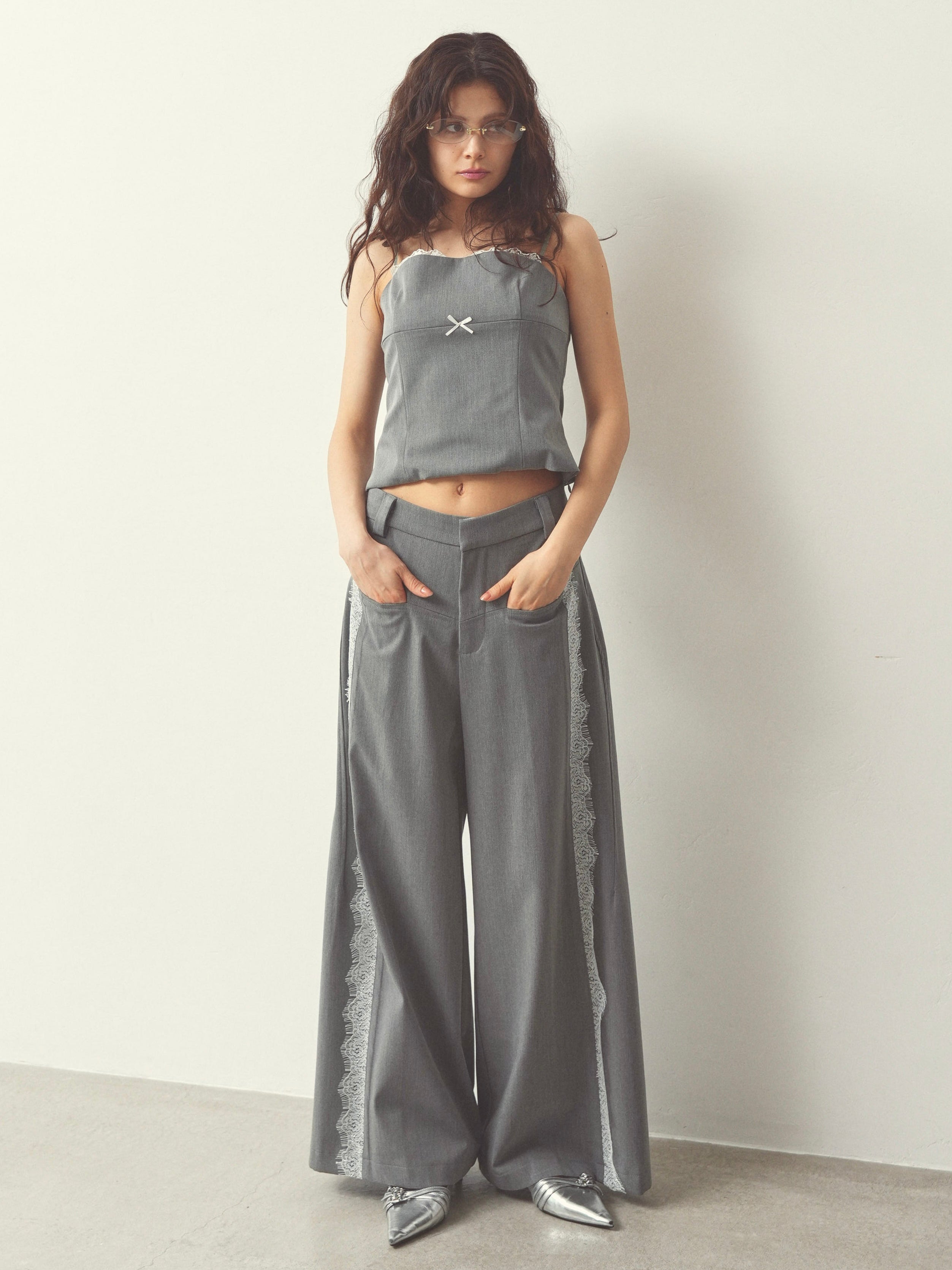 point lace pants