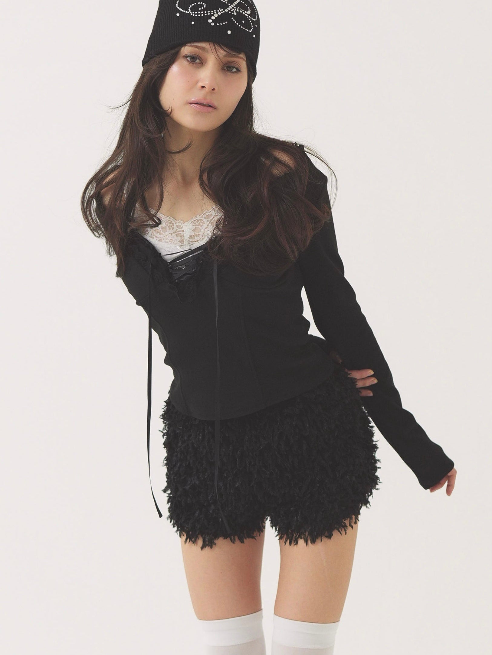 fuzzy shotpants｜PELLICULE | ぺリキュール