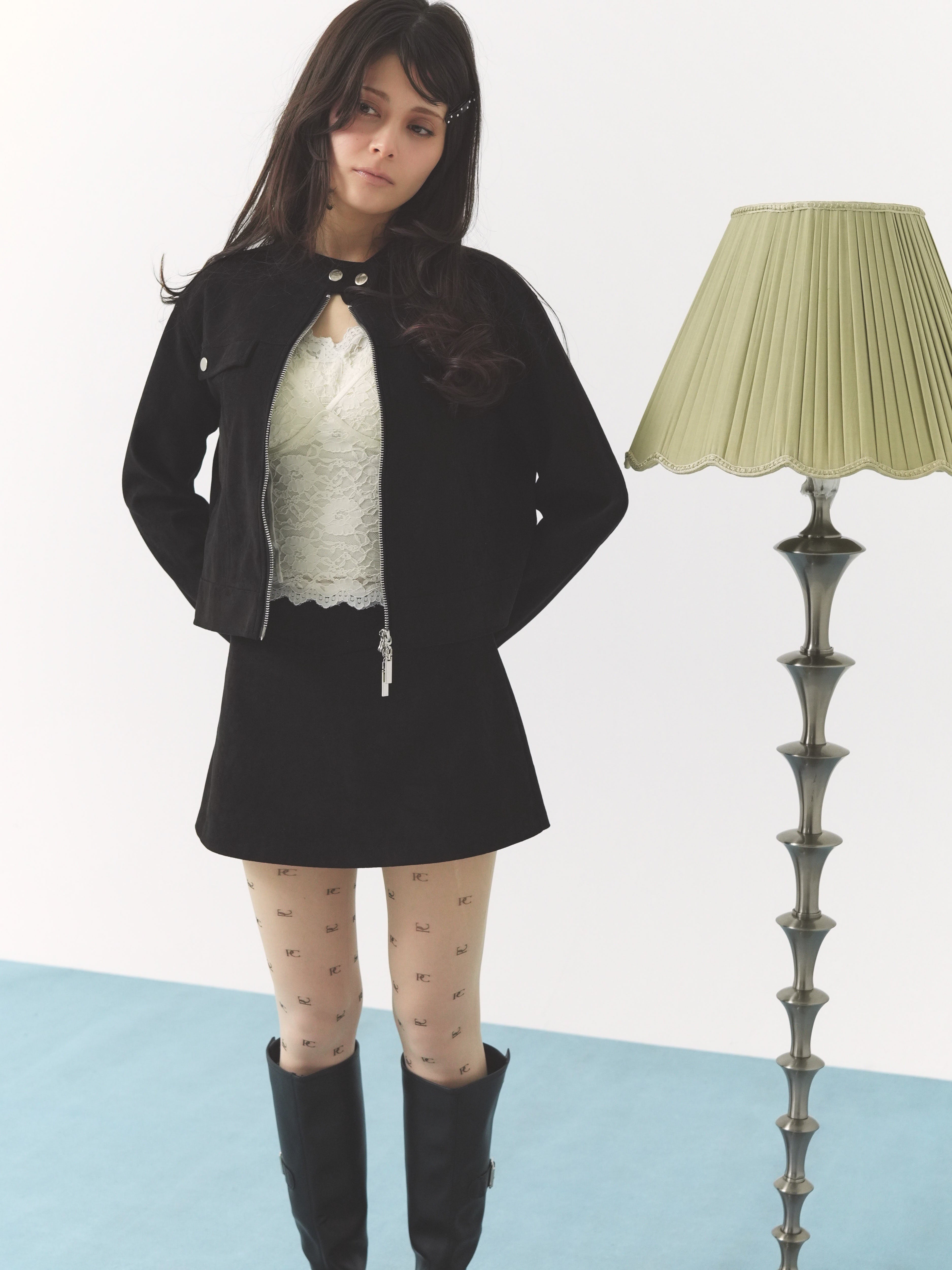 Peach peel skirt｜PELLICULE | ぺリキュール