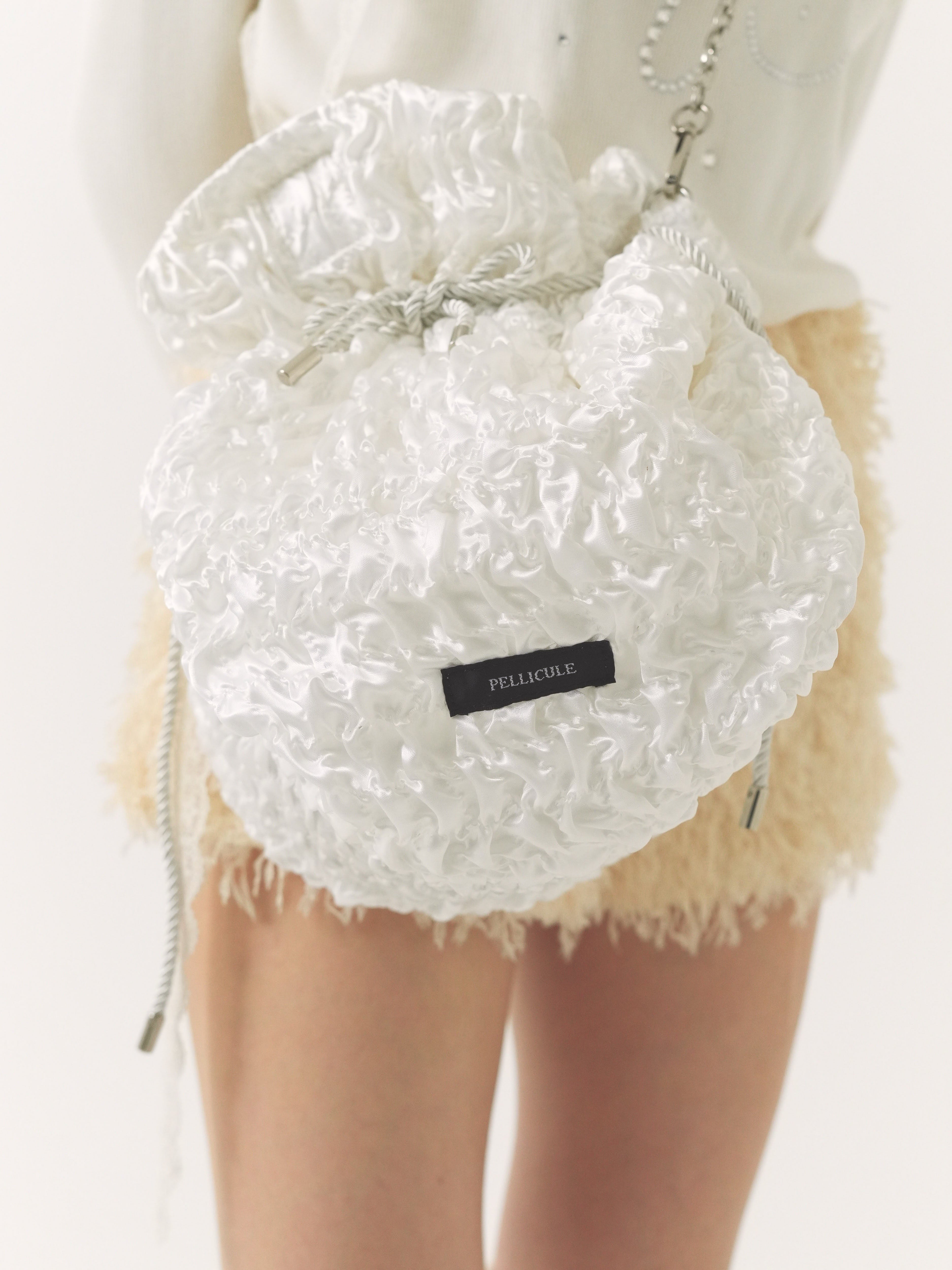 cream gather bag｜PELLICULE | ぺリキュール
