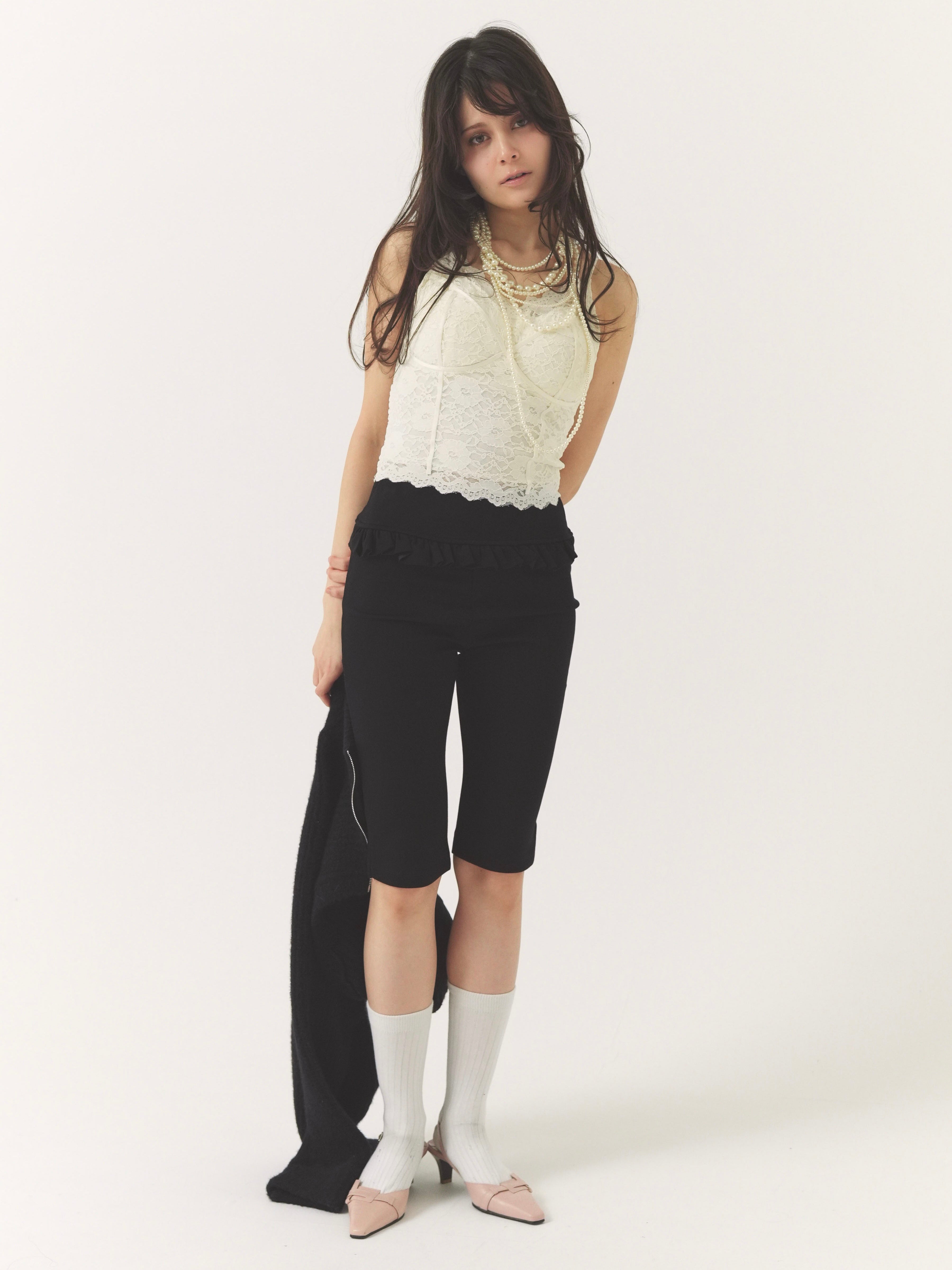 lace corset camisole｜PELLICULE | ぺリキュール