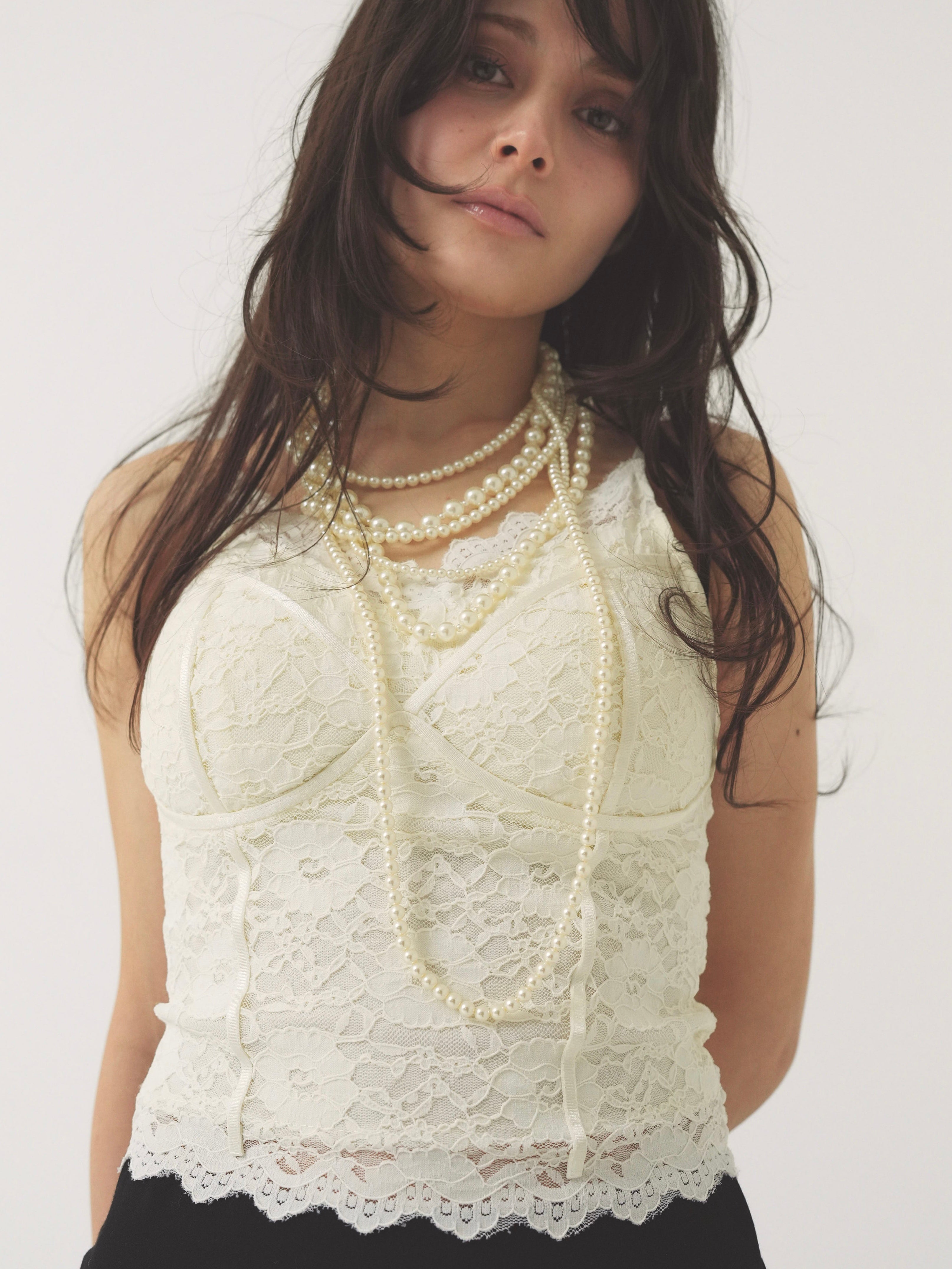 lace corset camisole