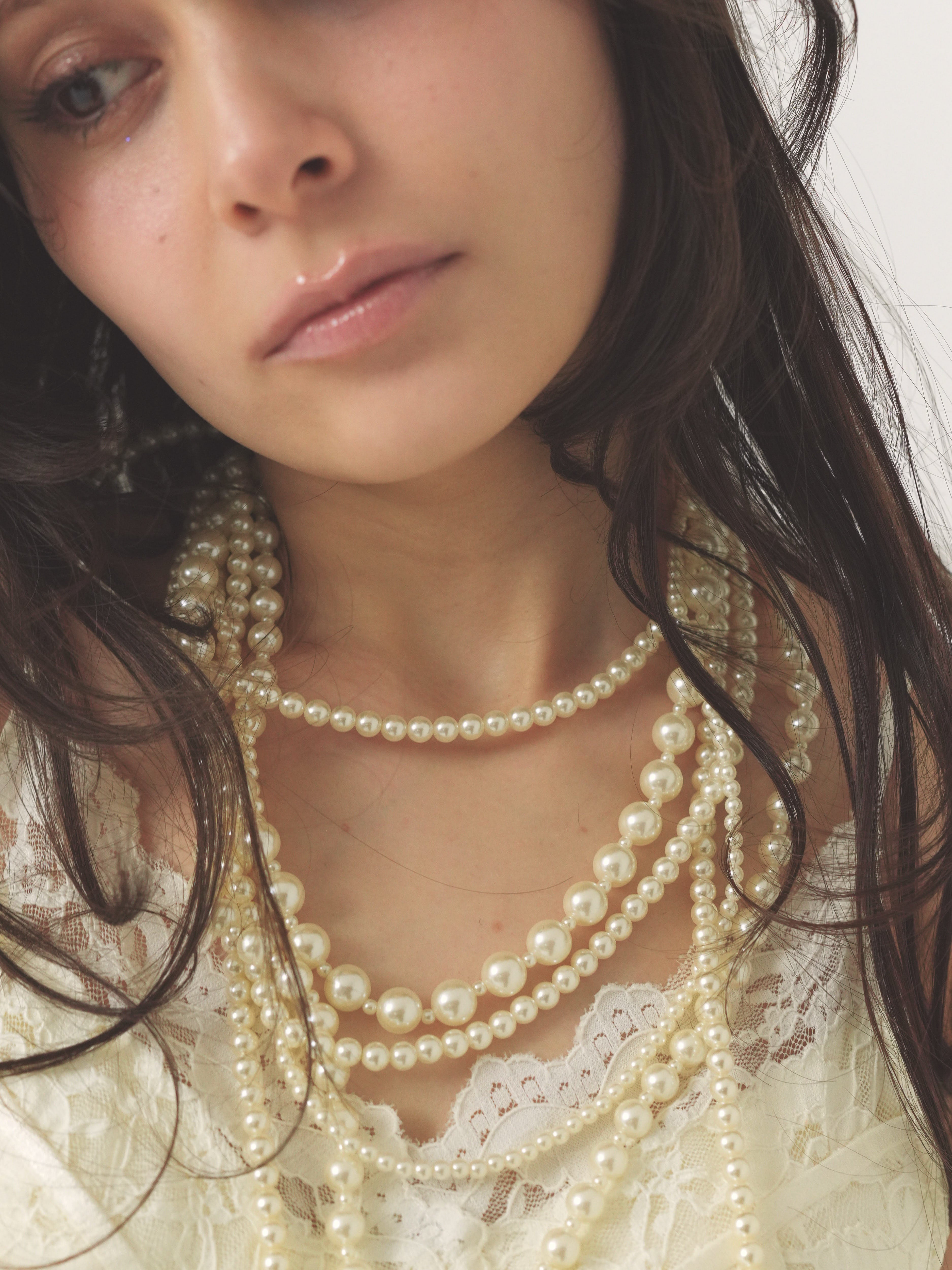 multi-strand pearl necklace｜PELLICULE | ぺリキュール