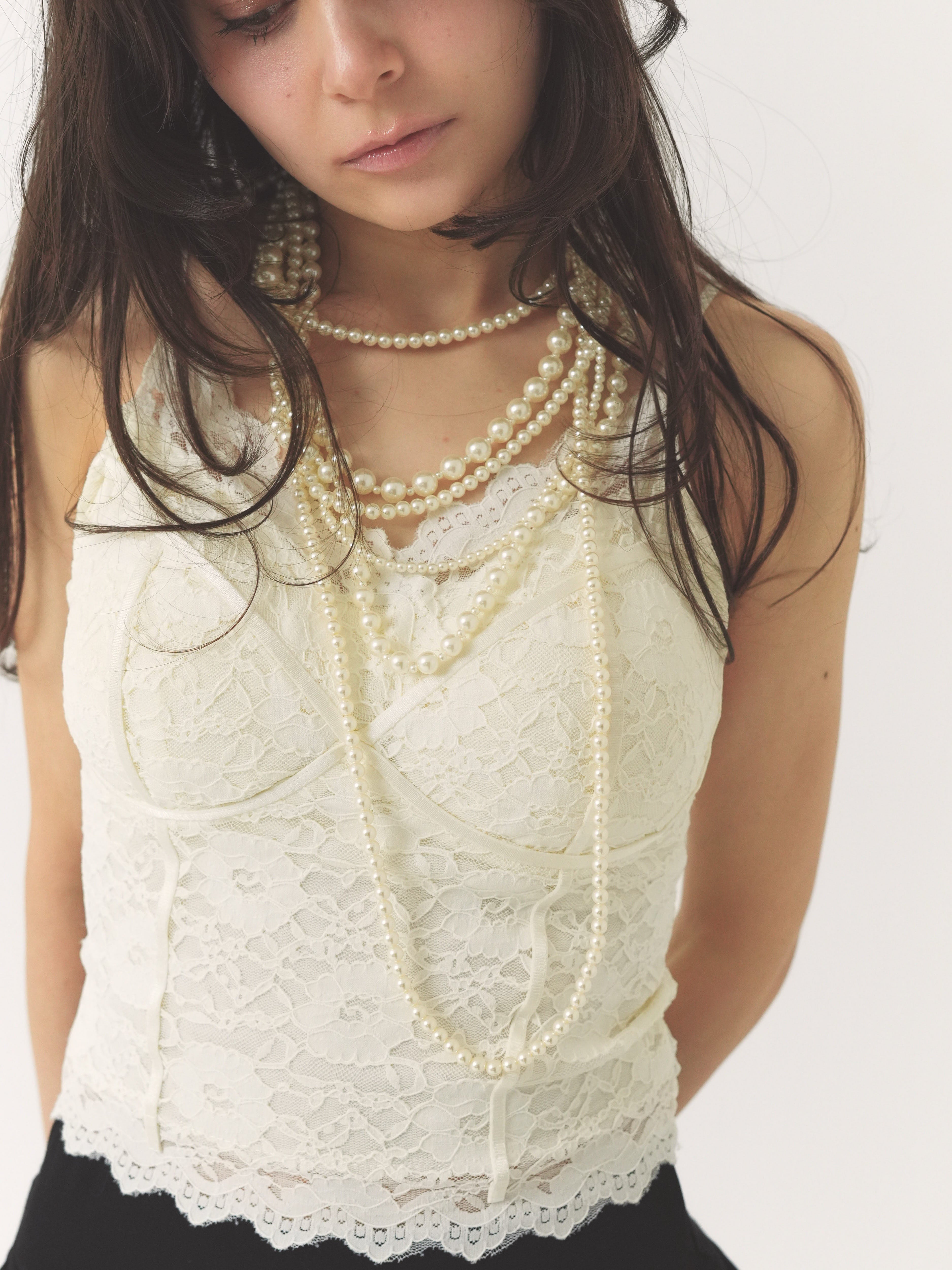 multi-strand pearl necklace