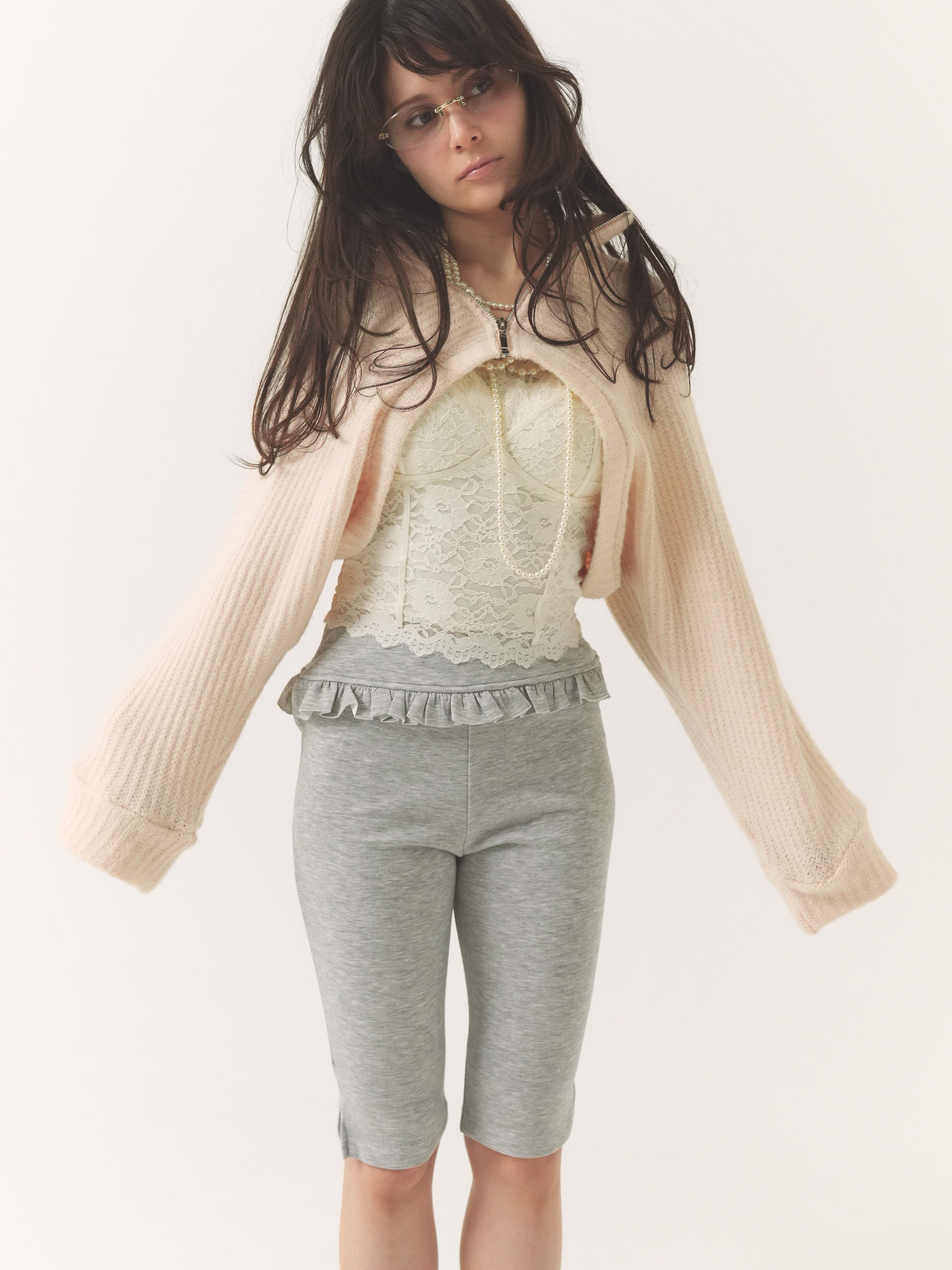 ruffled capripants｜PELLICULE | ぺリキュール
