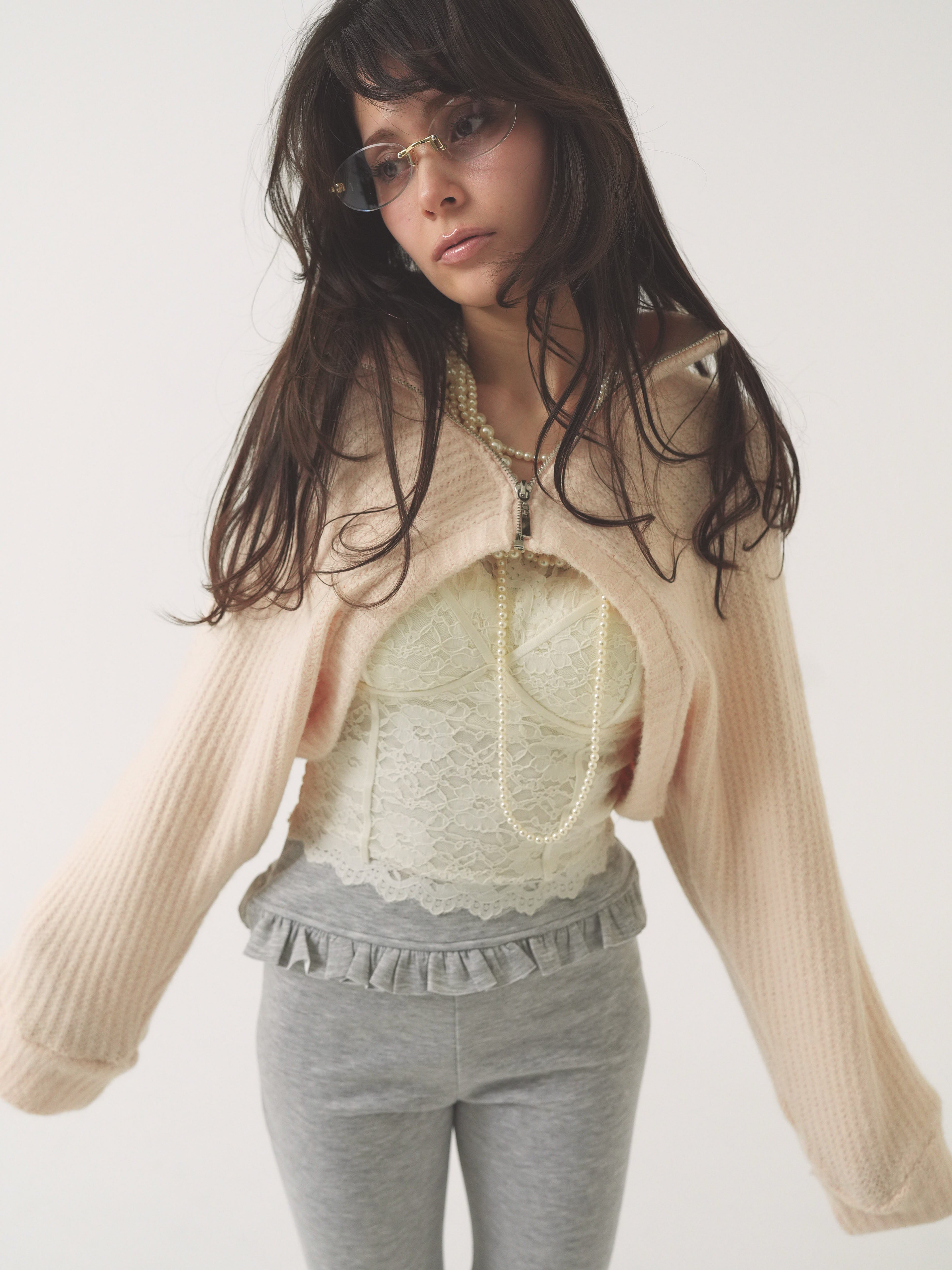 lace corset camisole｜PELLICULE | ぺリキュール