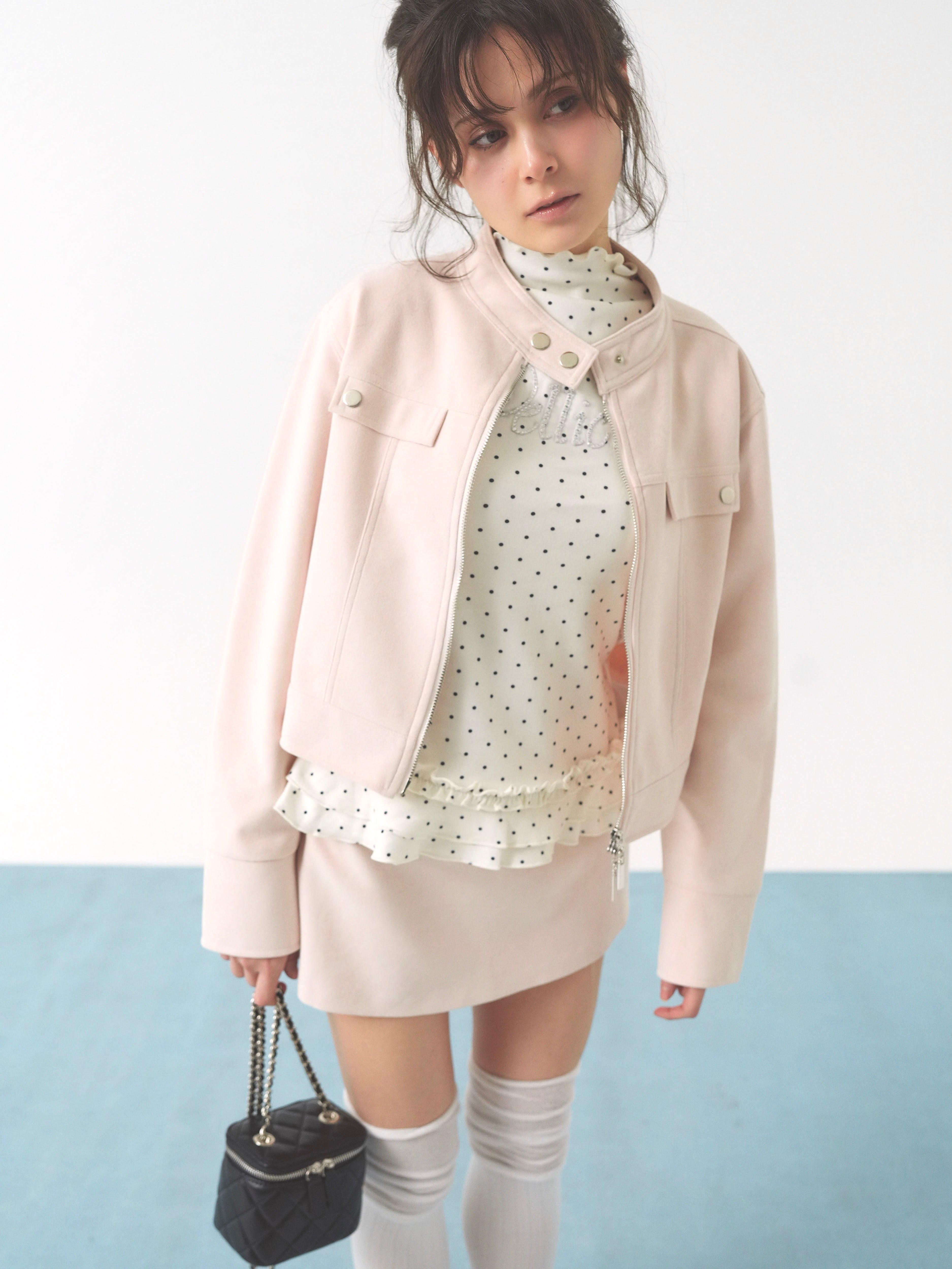 Peach peel jacket