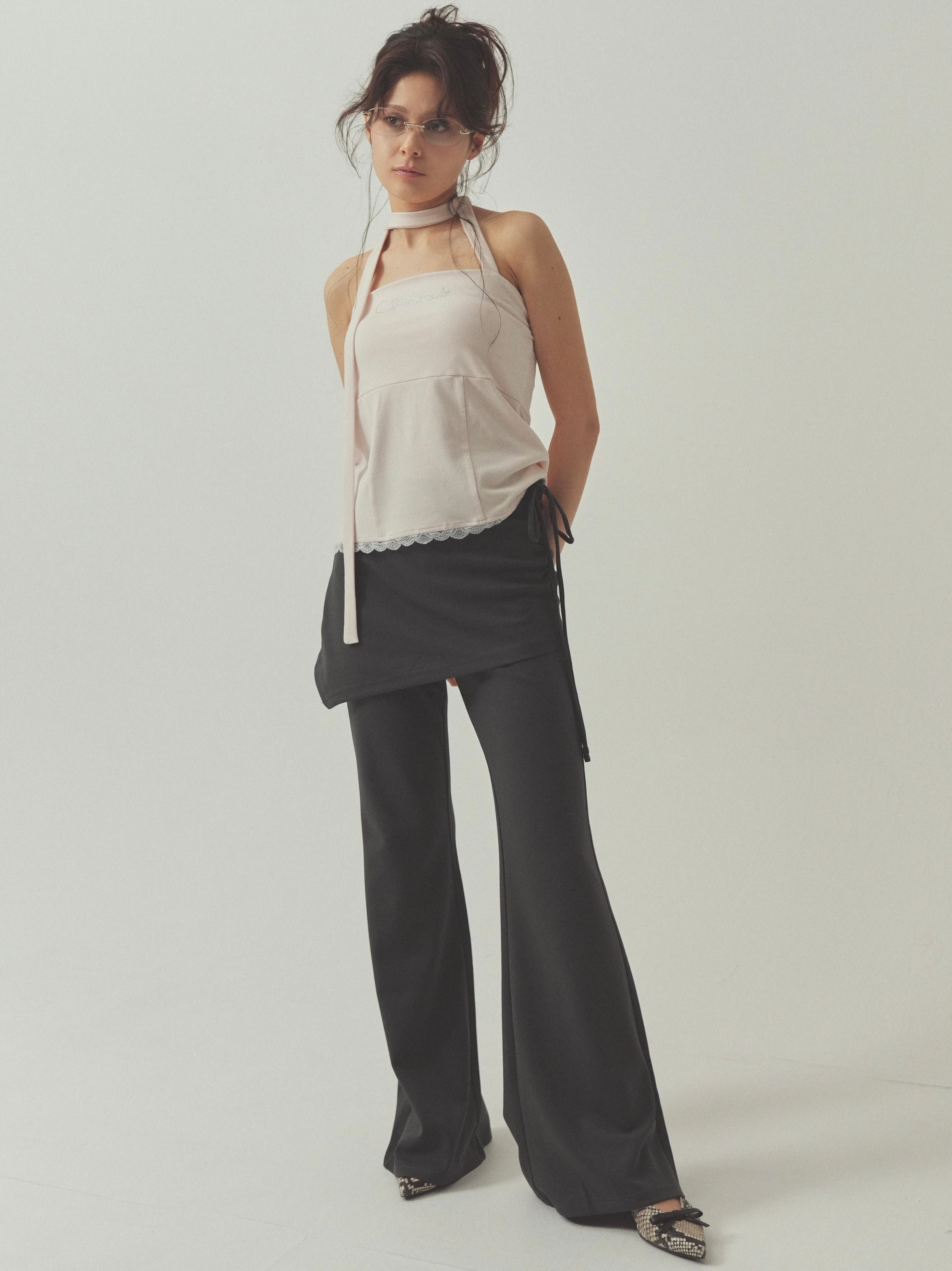 drape layered pants