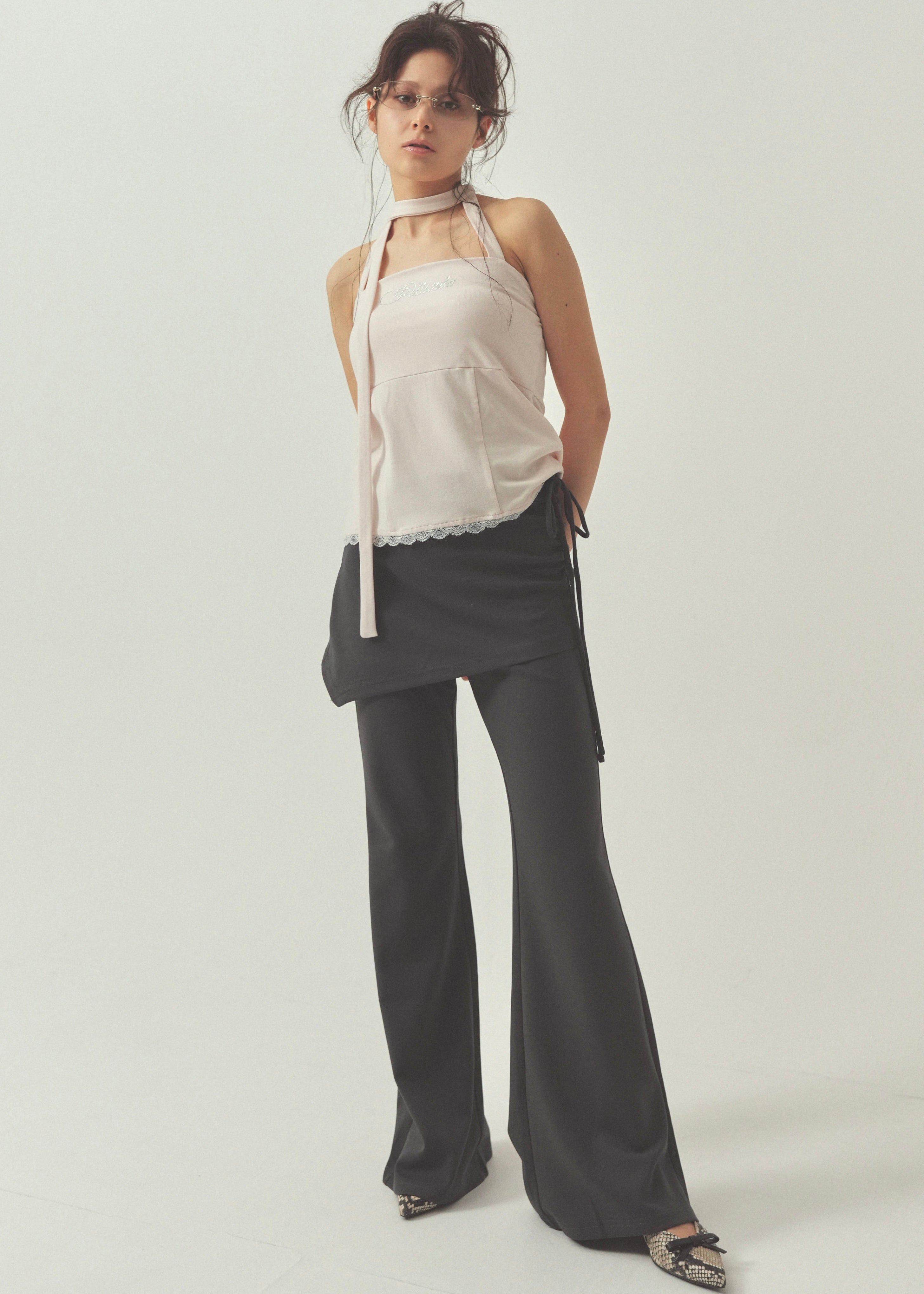 drape layered pants
