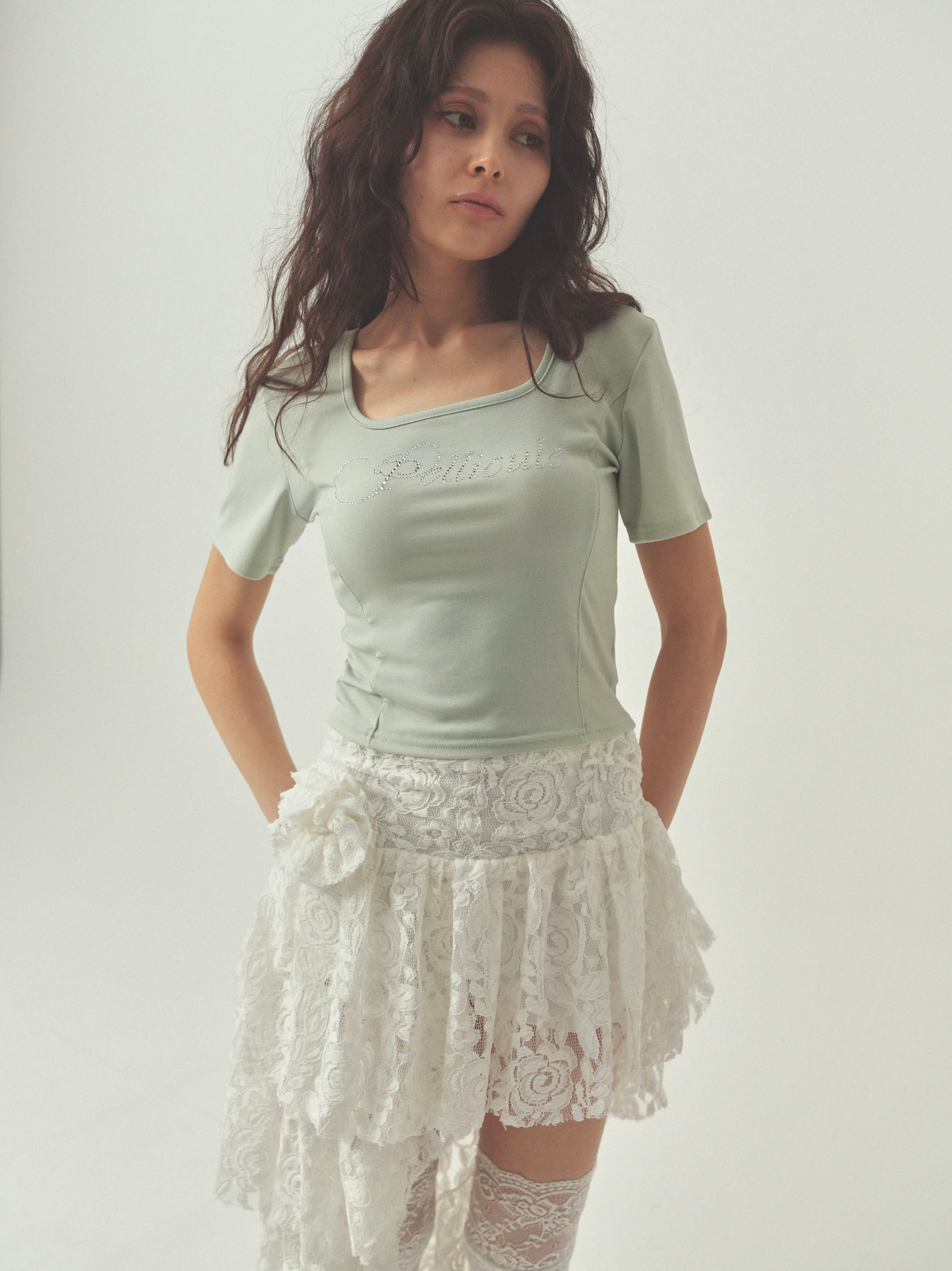 lace bouquet skirt