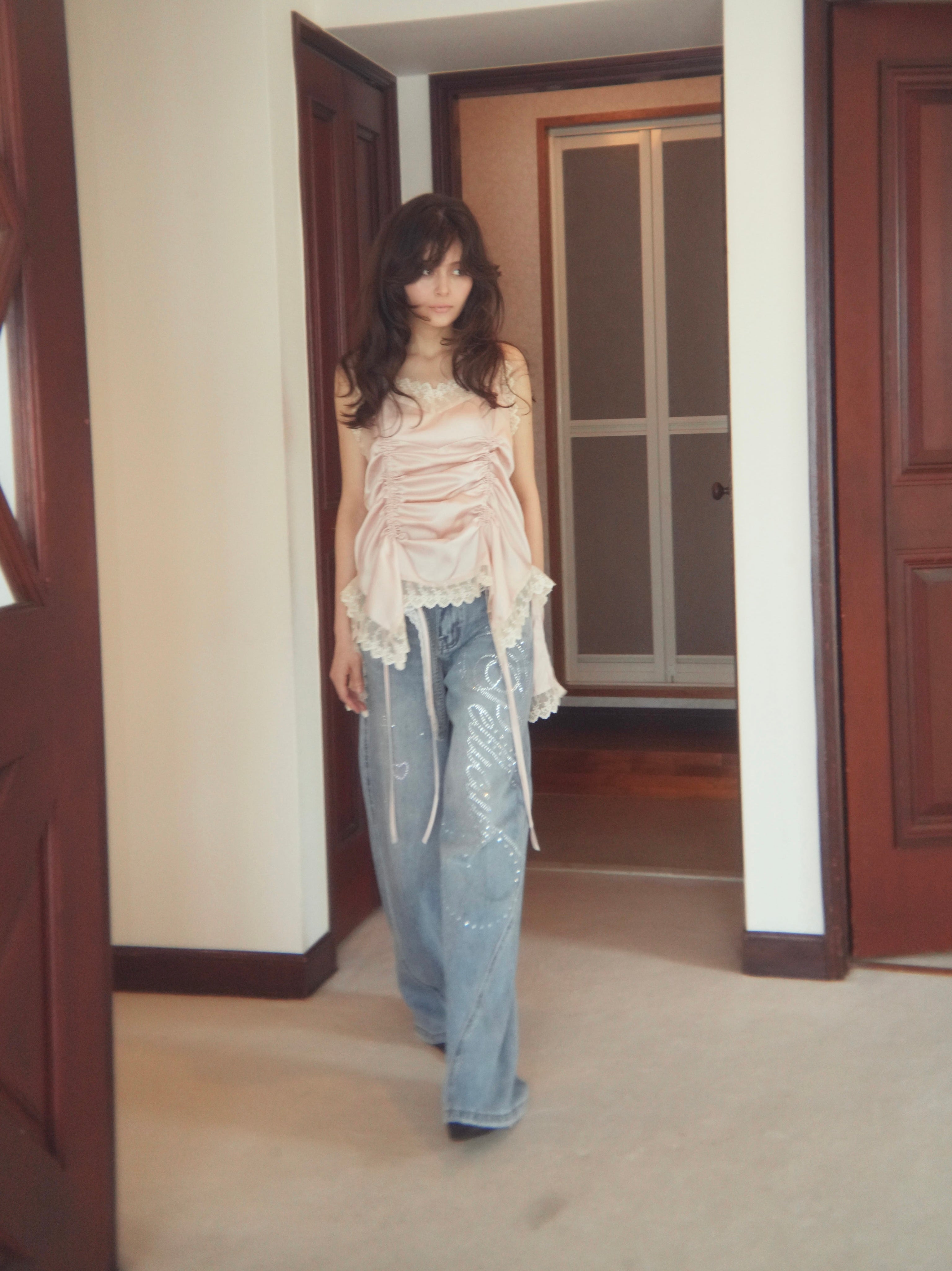 lacybelt motif denim｜PELLICULE | ぺリキュール