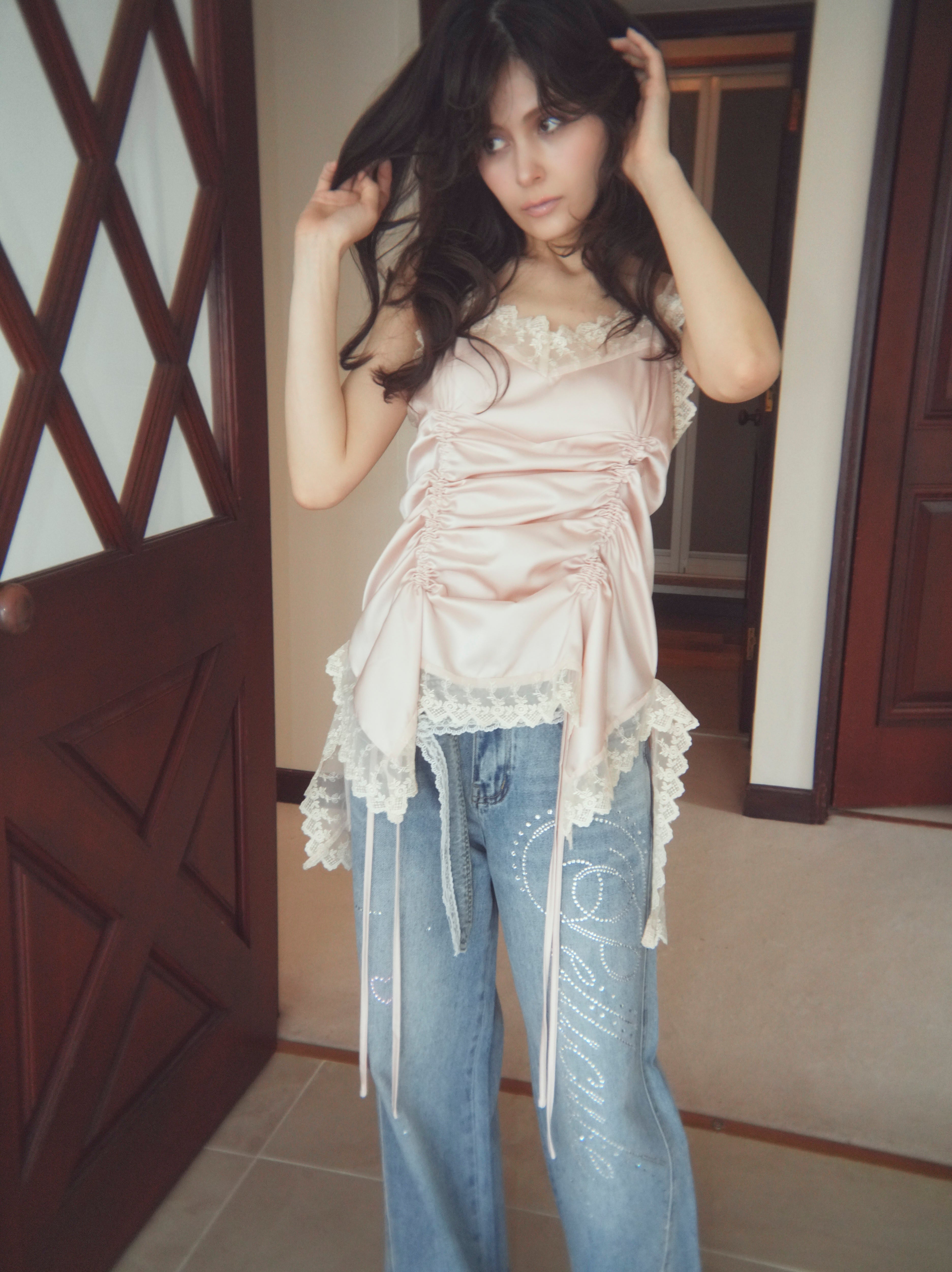 lacybelt motif denim｜PELLICULE | ぺリキュール