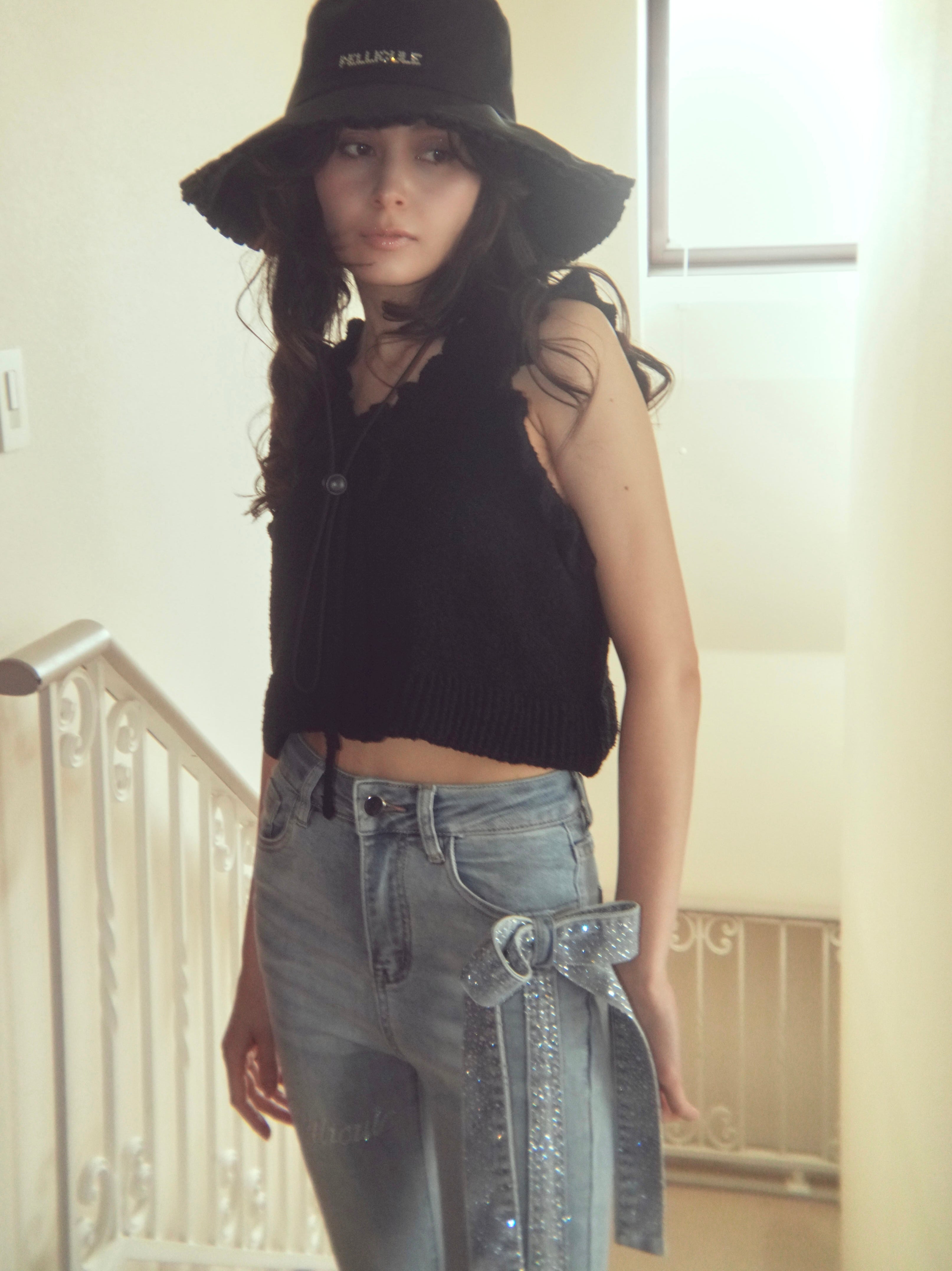 ribbon brilliant denim