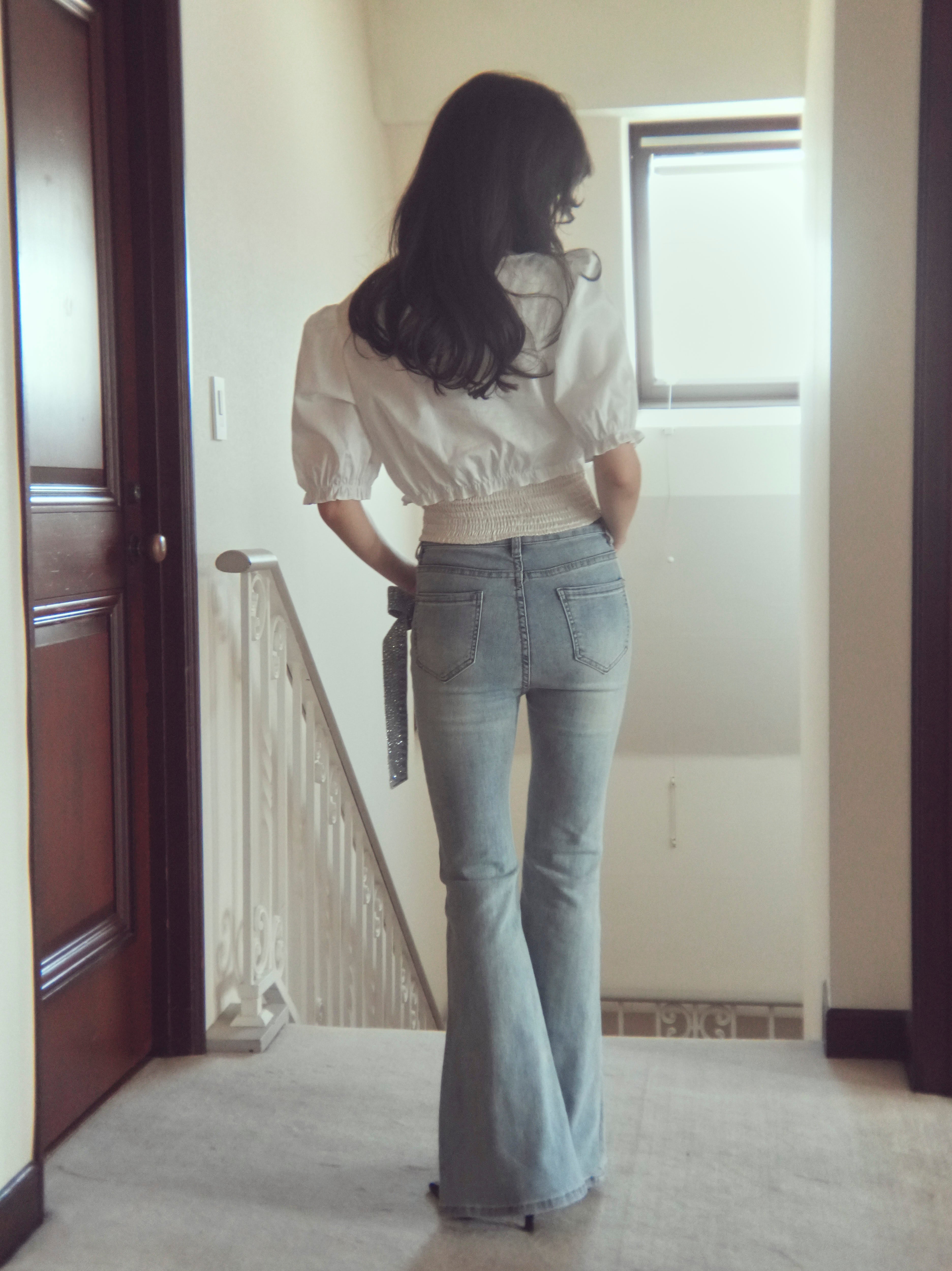 ribbon brilliant denim｜PELLICULE | ぺリキュール