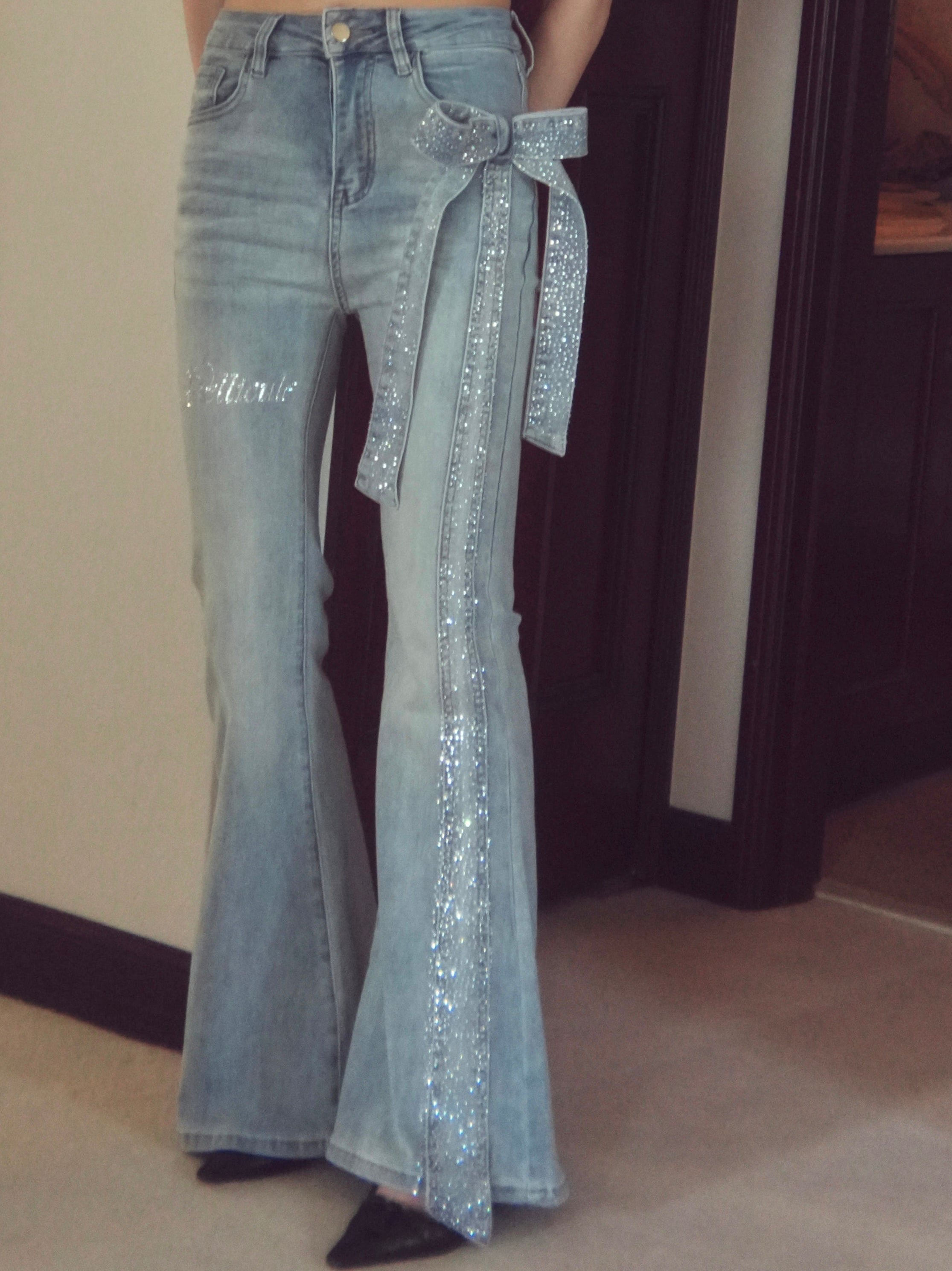 ribbon brilliant denim｜PELLICULE | ぺリキュール