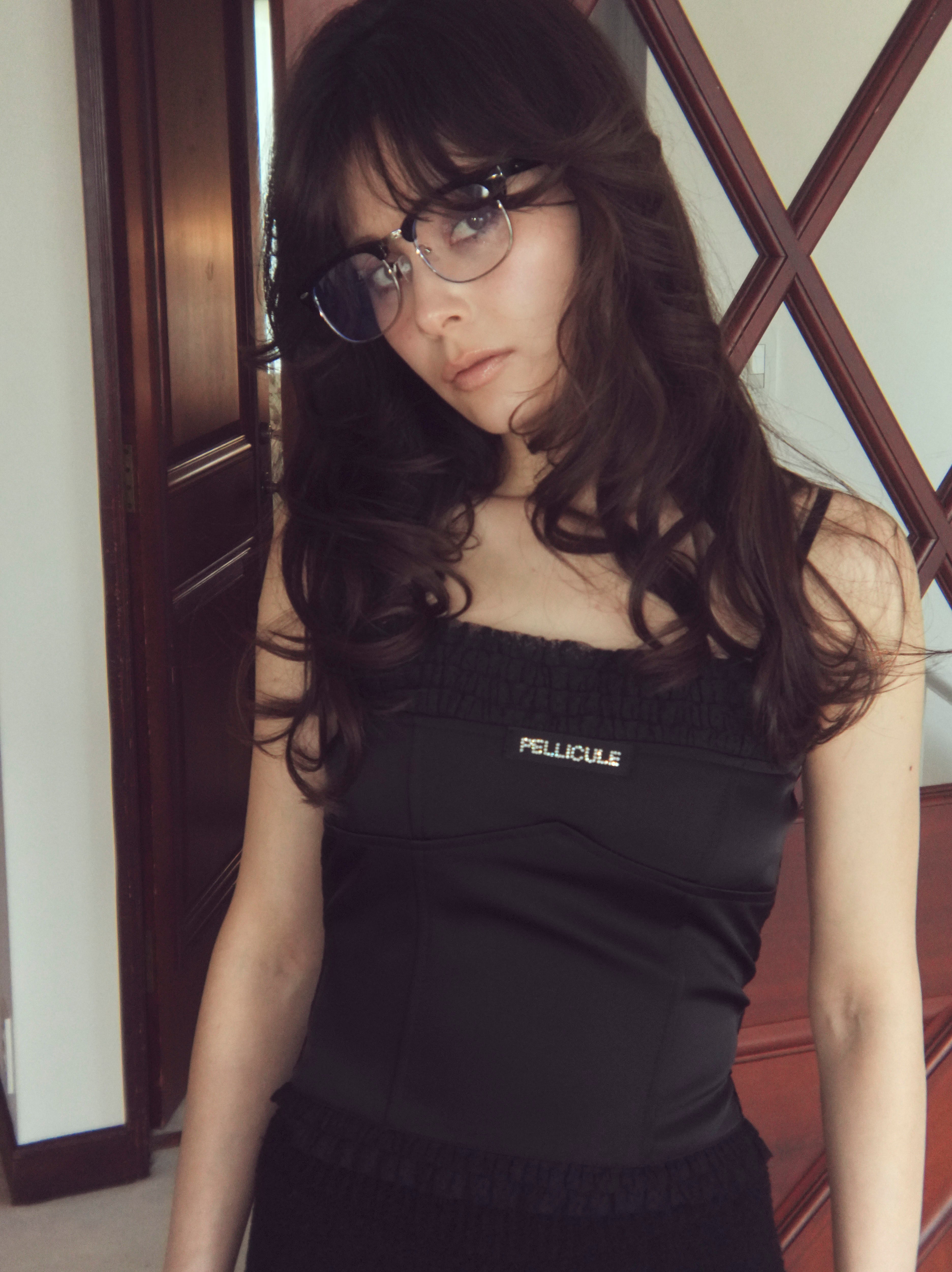 frontlace corset camisole｜PELLICULE | ぺリキュール